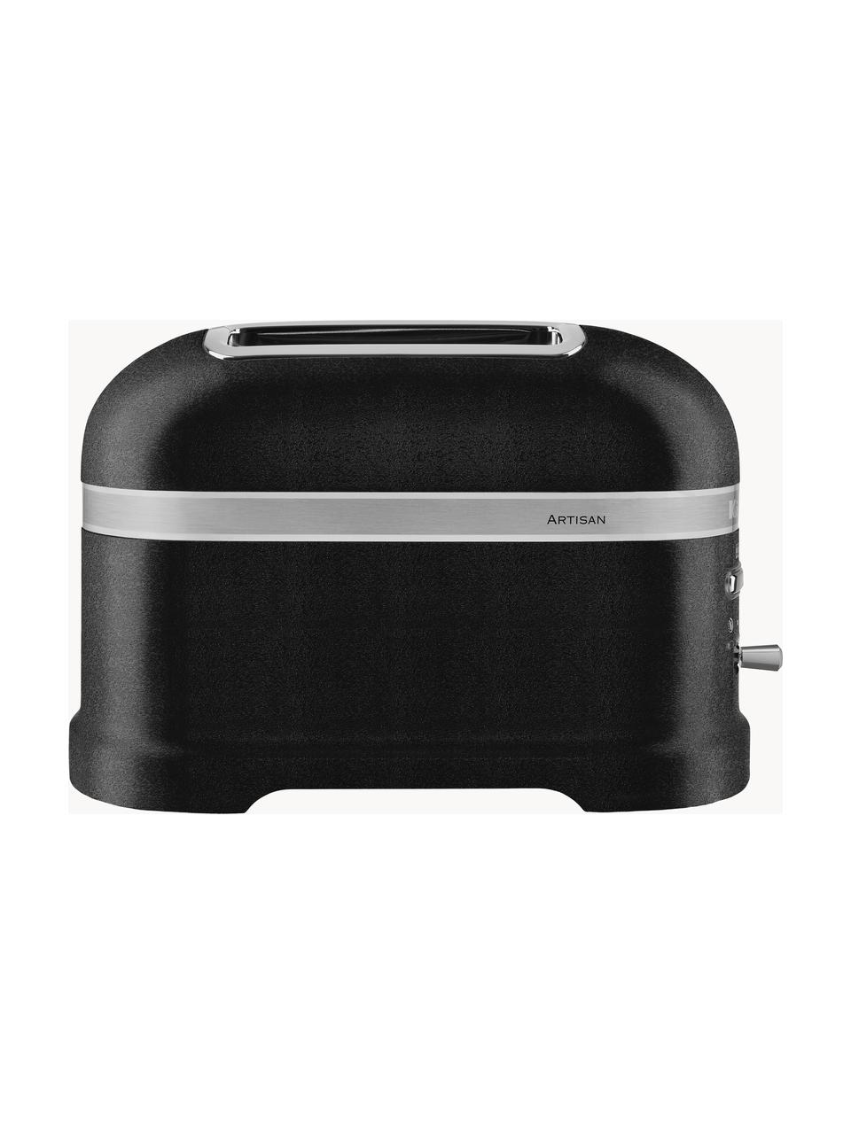 Toaster Artisan, Gehäuse: Aluminiumdruckguss, Schwarz, matt, B 35 x T 18 cm