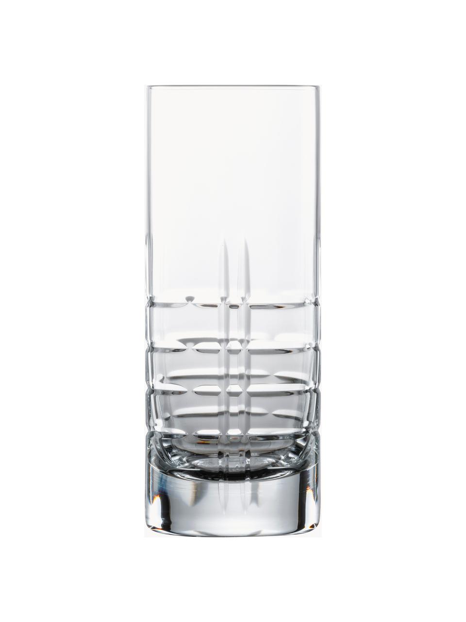 Kristall-Longdrinkgläser Basic Bar Classic, 2 Stück, Tritan-Kristallglas, Transparent, Ø 6 x H 16 cm, 310 ml