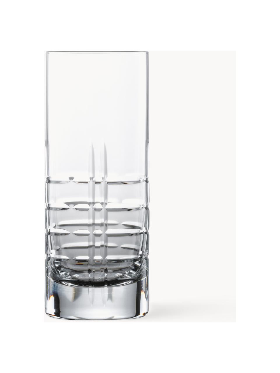 Kristall-Longdrinkgläser Basic Bar Classic, 2 Stück, Tritan-Kristallglas

Bring den Glanz von Kristallglas auf Deinen Esstisch! Das Glas ist aussergewöhnlich transparent und schwer, dadurch fühlt es sich wertig an und sieht gleichzeitig auch noch gut aus. Zudem machen die filigranen Schliffe jedes Stück zu einem besonderen It-Piece, das sowohl praktisch als auch schön ist., Transparent, Ø 6 x H 16 cm, 310 ml