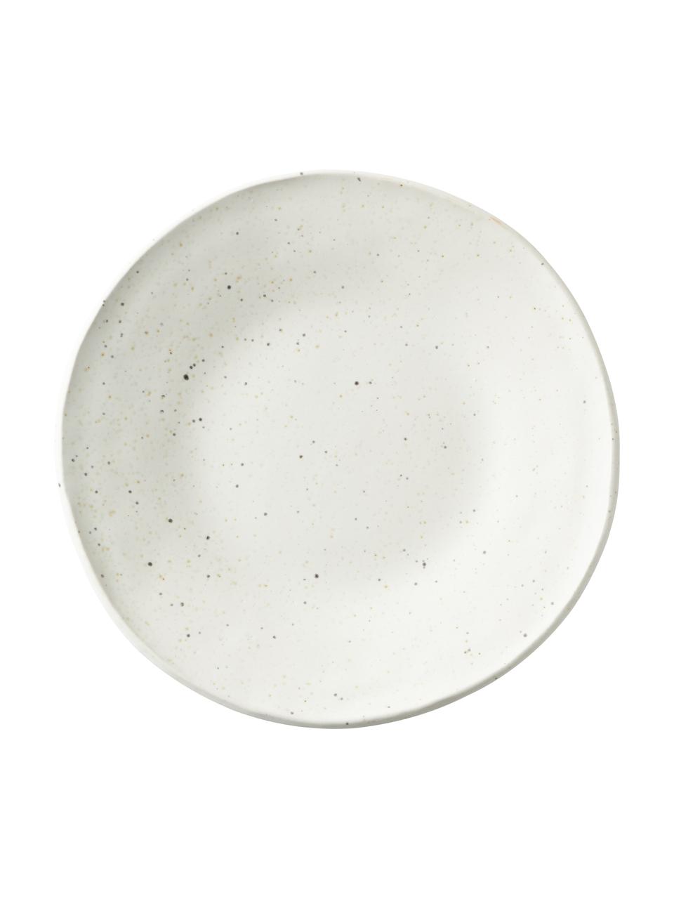 Piatto da colazione Marlee, 4 pz., Terracotta, Bianco crema, Ø 22 x Alt. 3 cm