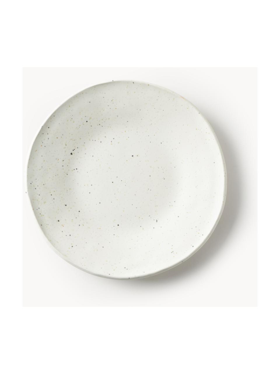 Piatto da colazione Marlee, 4 pz., Terracotta, Bianco crema, Ø 22 x Alt. 3 cm