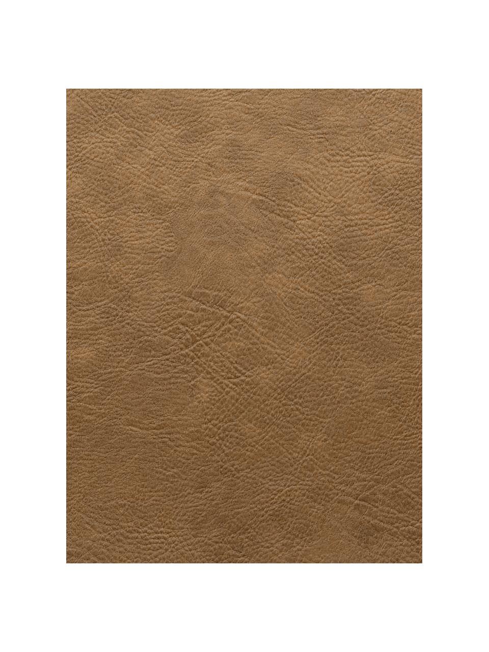 Stolové prestieranie z umelej kože Plini, 2 ks, Umelá koža (polyuretán), Hnedá, Š 33 x D 46 cm