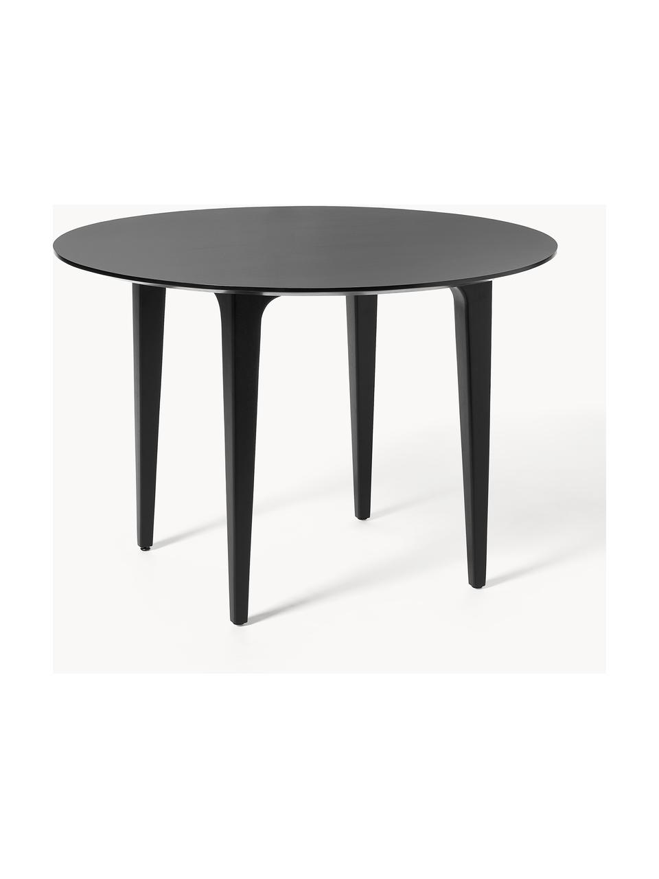 Mesa de comedor redonda de madera de mango Archie, Ø 110 cm, Madera de mango pintada

Este producto está hecho de madera de origen sostenible y con certificación FSC®., Madera de mango pintada de negro, Ø 110 x Al 75 cm