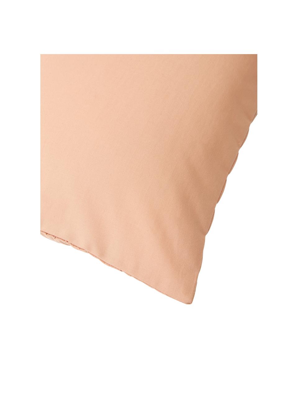 Taies d'oreiller en coton Esme, 2 pièces, Terracotta, larg. 65 x long. 65 cm