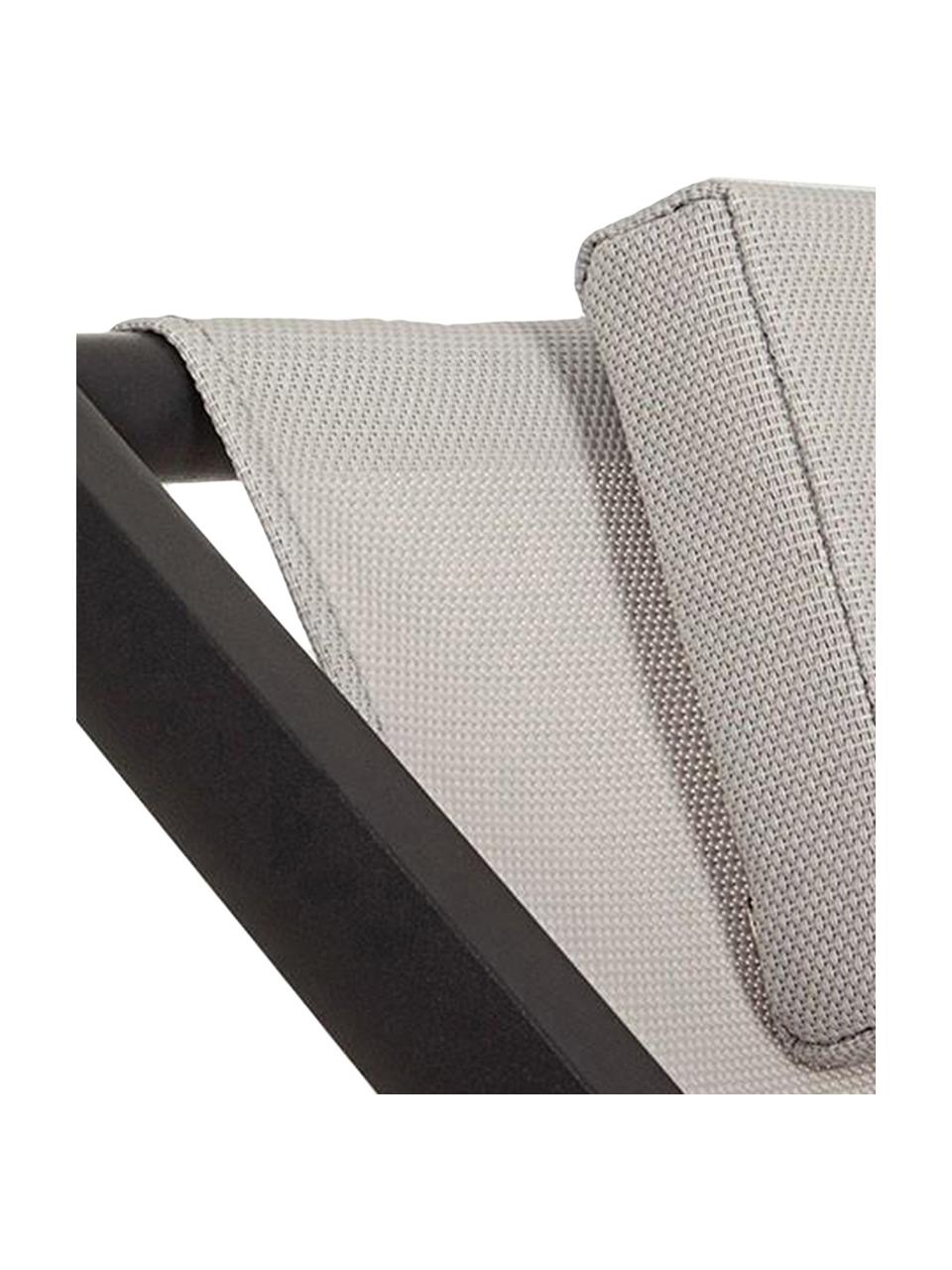 Tumbona Taylor, Estructura: aluminio, Gris, An 61 x Al 74 cm