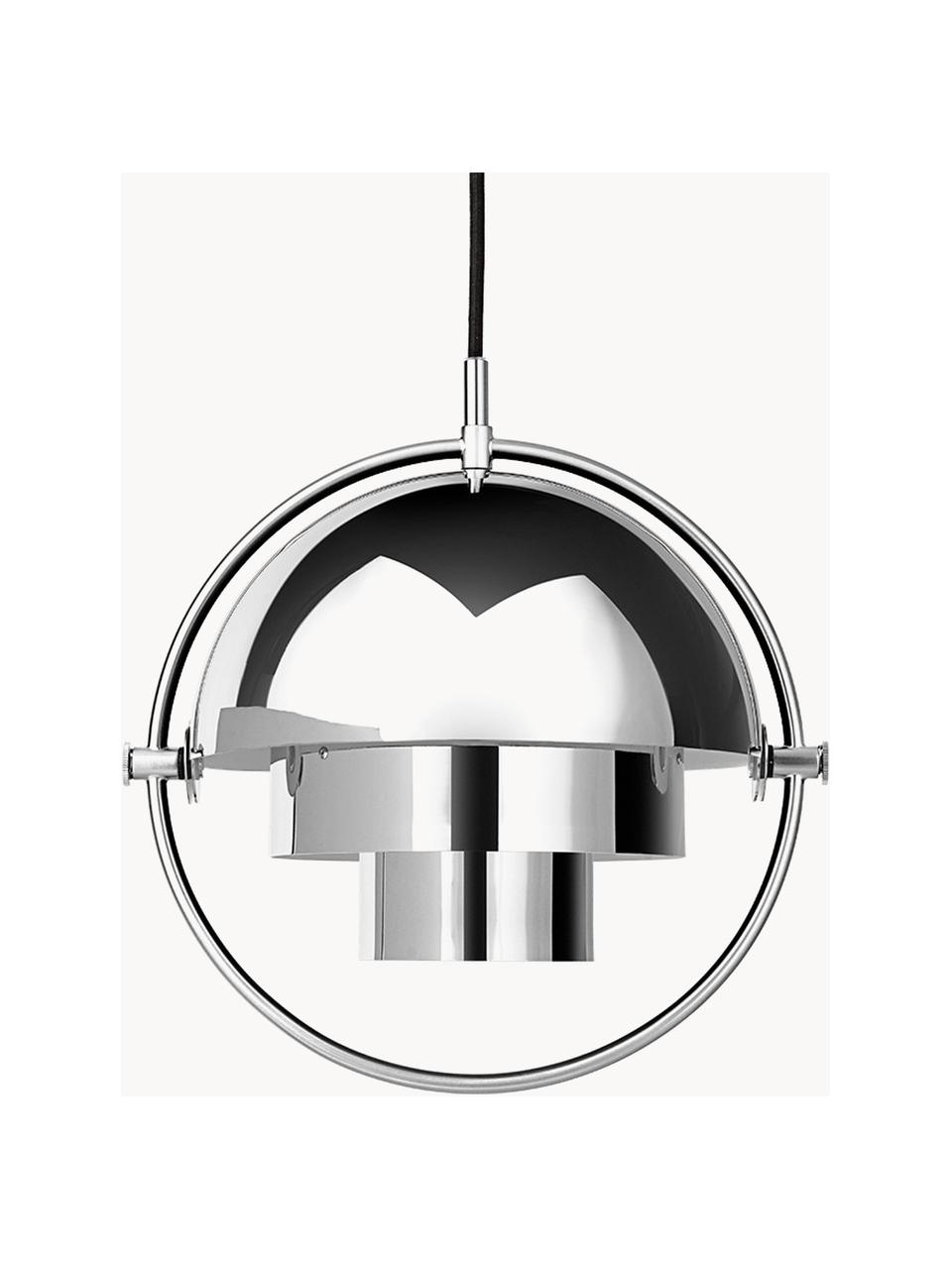 Hanglamp Multi-Lite, Lamp: gepoedercoat aluminium, Chroom, Ø 23 x H 28 cm
