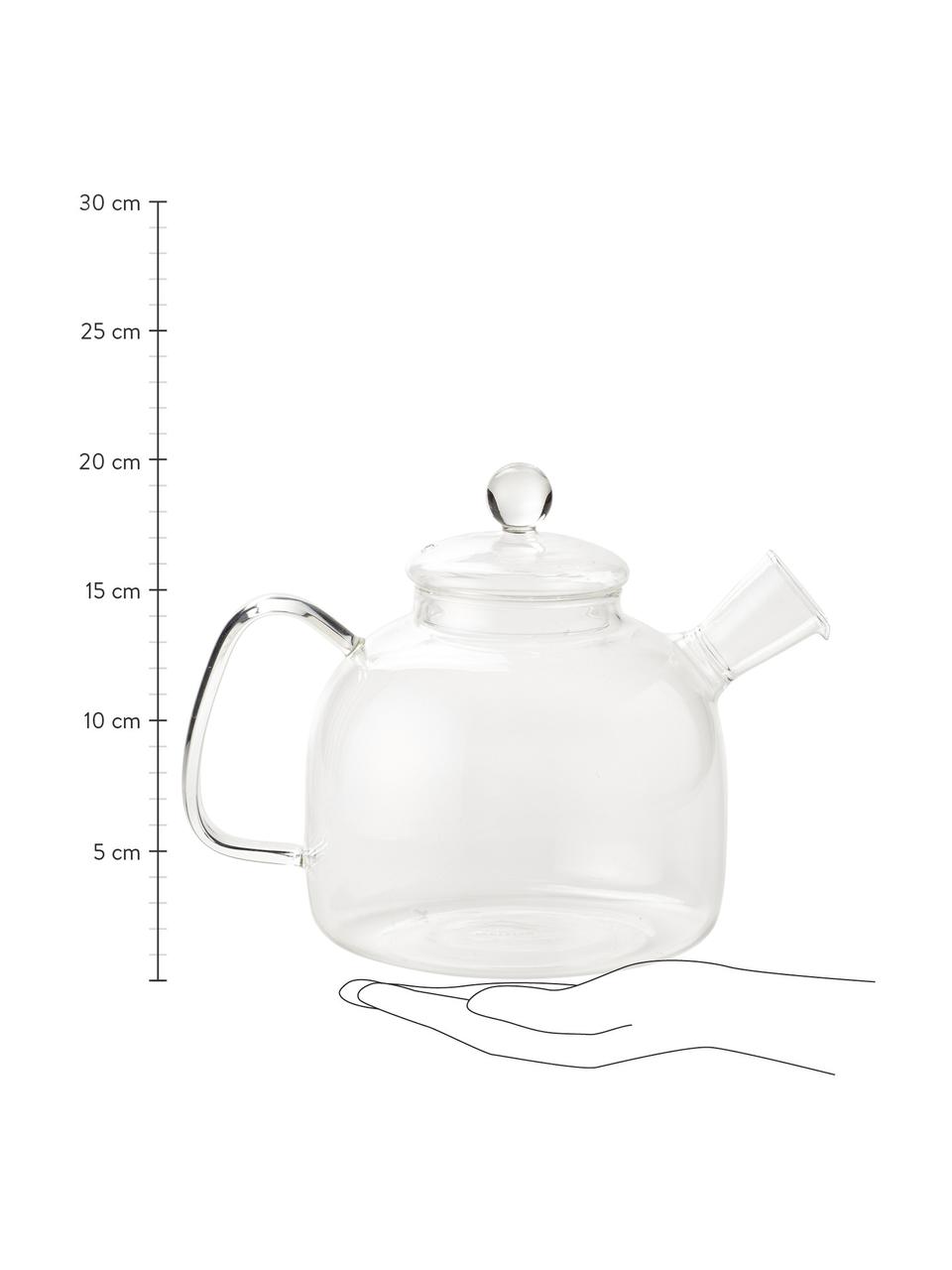 Theepot Boro van borosilicaatglas, 1.75 L, Borosilicaatglas, Transparant, 1.75 L