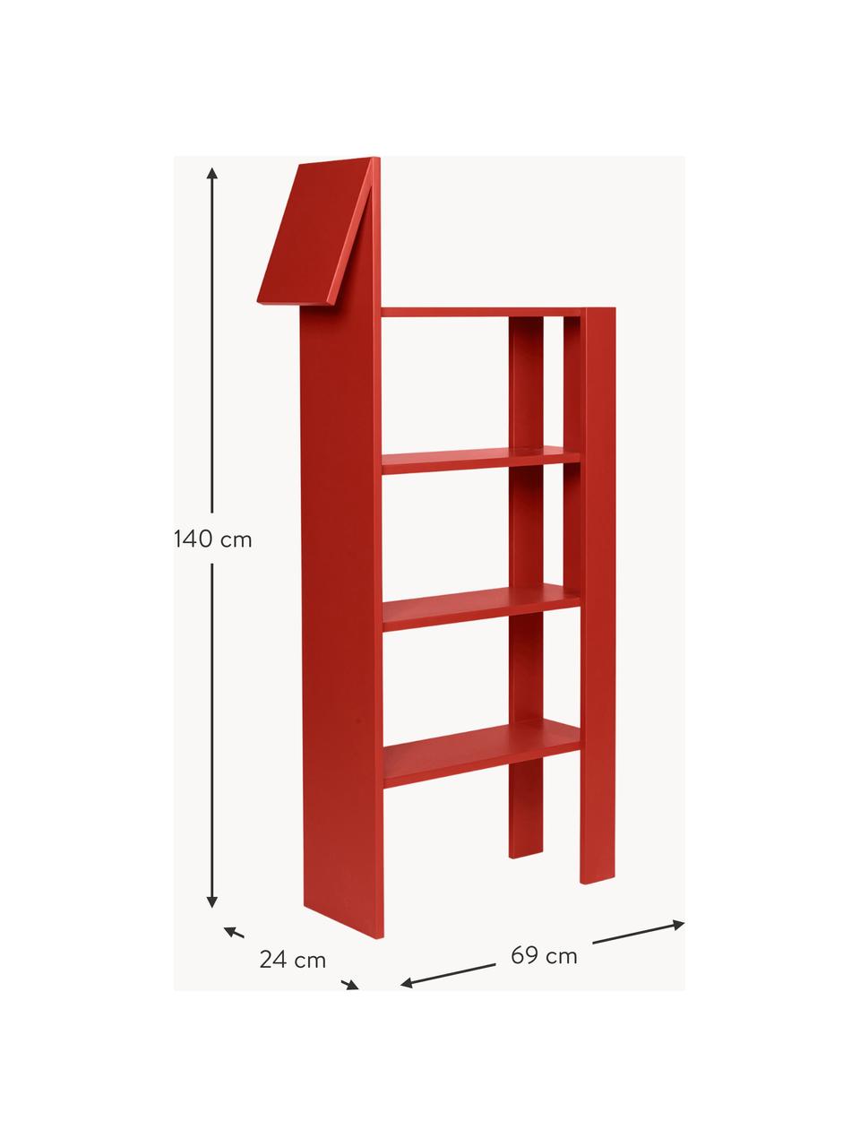 Étagère en bois Giraffe, MDF laqué

Ce produit est fabriqué à partir de bois certifié FSC® issu d'une exploitation durable, Rouge, larg. 69 x haut. 140 cm