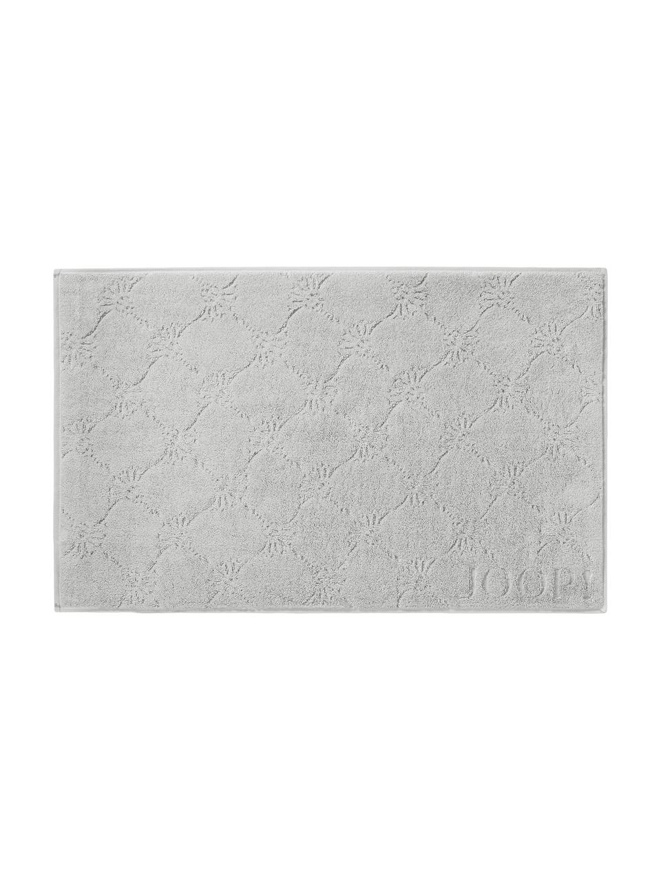 Tapis de bain gris Cornflower, Gris argenté, larg. 50 x long. 80 cm