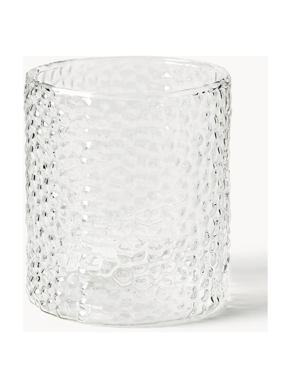 Glas-Vase Airy, H 14 cm, Glas, Transparent, Ø 13 x H 14 cm