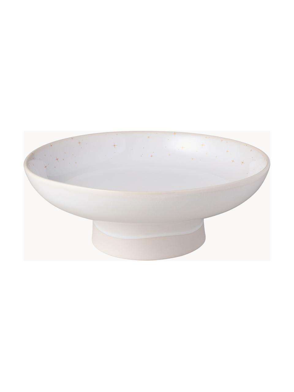 Fuente Winter Glow, Porcelana Premium, Beige claro, blanco, Ø 24 x Al 9 cm
