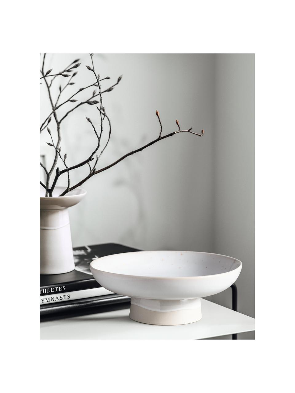 Piatto da portata Winter Glow, Porcellana Premium, Beige chiaro, bianco, Ø 24  x A 9 cm