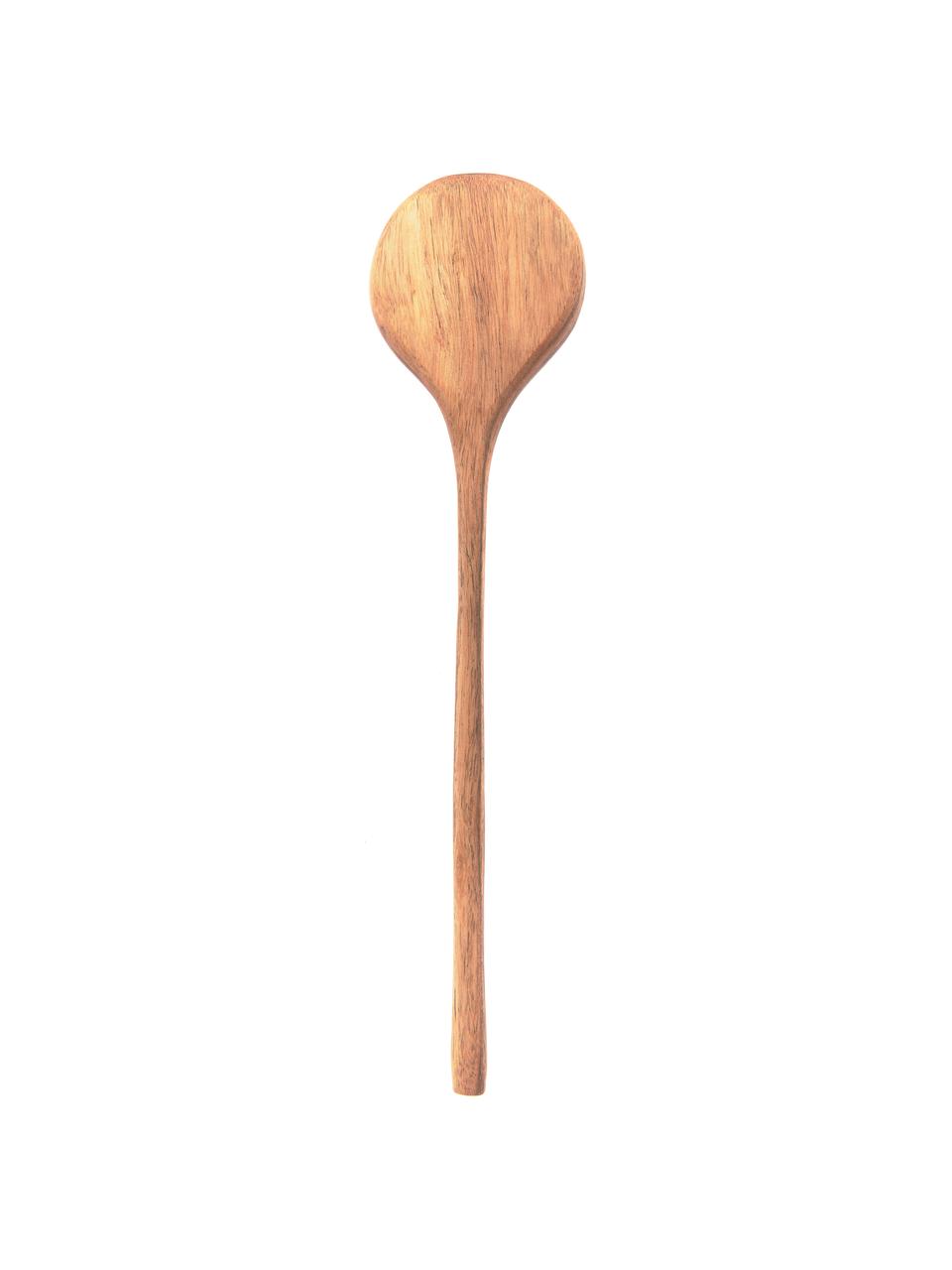 Saladebestekken Yanila van acaciahout, set van 2, Geolied acaciahout, Acaciahout, L 30 cm