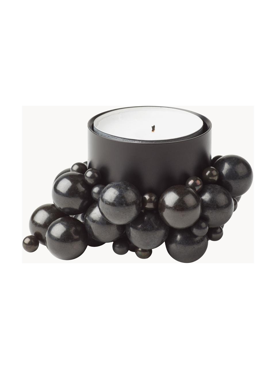 Magnetický svietnik na čajovú sviečku Molekyl, Potiahnutá oceľ, Čierna, Ø 4 x V 3 cm