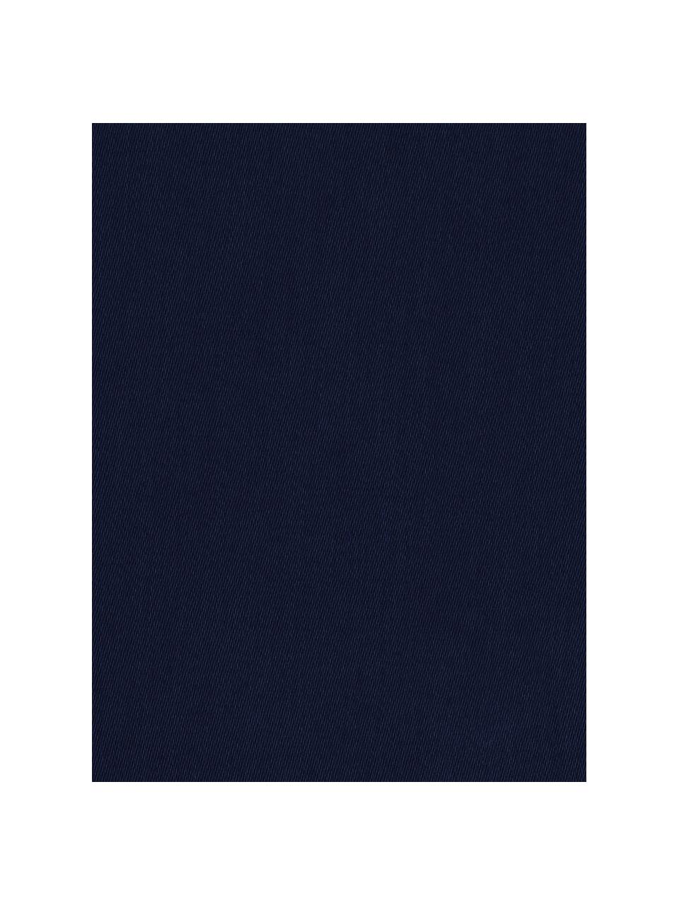 Pościel z satyny bawełnianej Comfort, Ciemny niebieski, 240 x 220 cm + 2 poduszki 80 x 80 cm