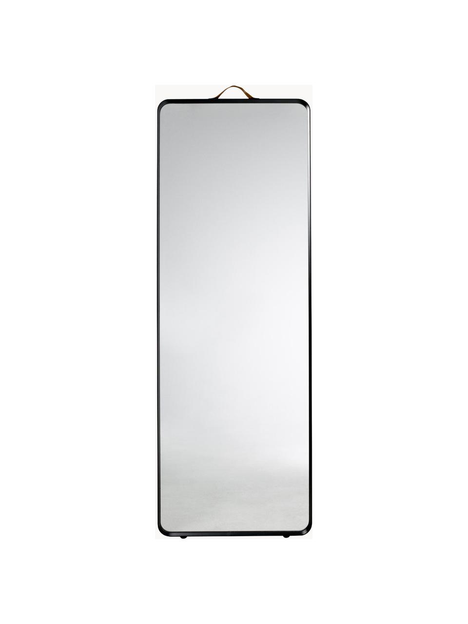 Lustro ścienne z aluminiową ramą Norm, Czarny, S 60 x W 170 cm