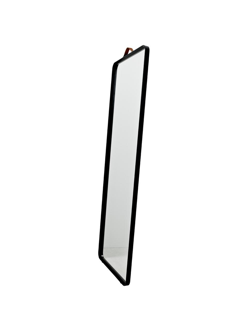 Lustro ścienne z aluminiową ramą Norm, Czarny, S 60 x W 170 cm