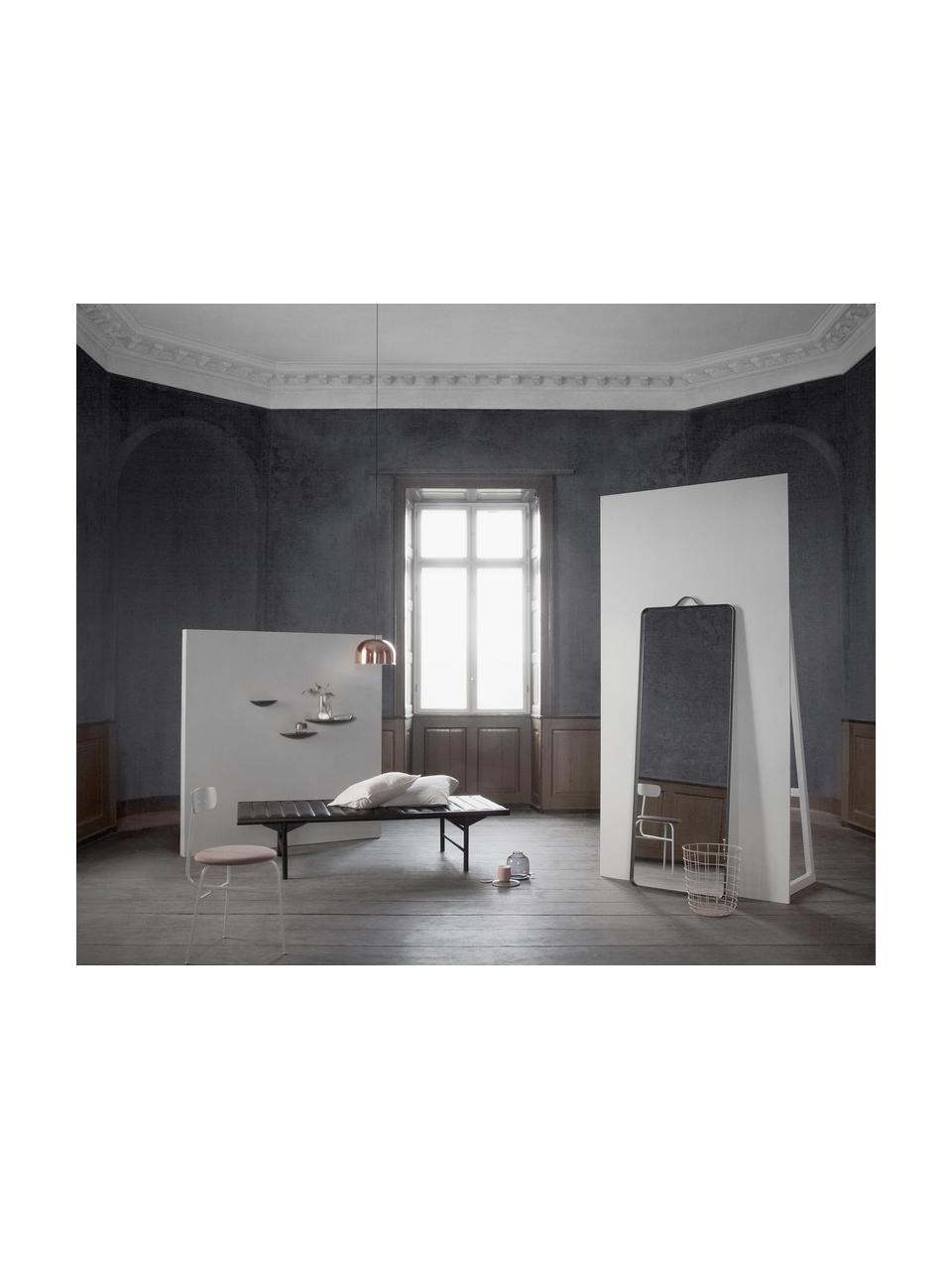 Lustro ścienne z aluminiową ramą Norm, Czarny, S 60 x W 170 cm