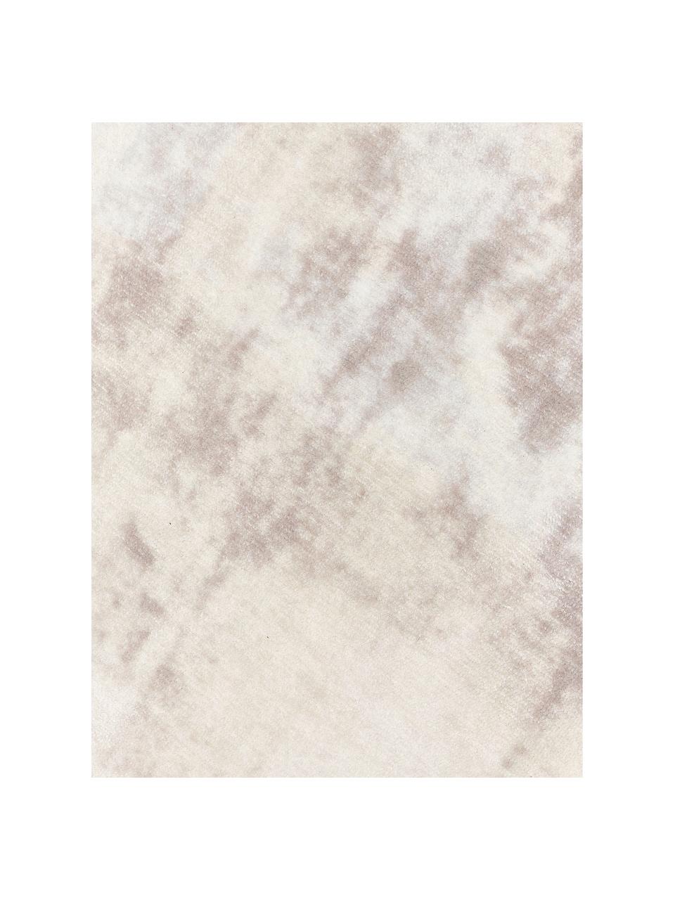 Tapis design à poils ras Aviva, 100 % polyester, certifié GRS, Tons beiges, larg. 120 x long. 180 cm (taille S)