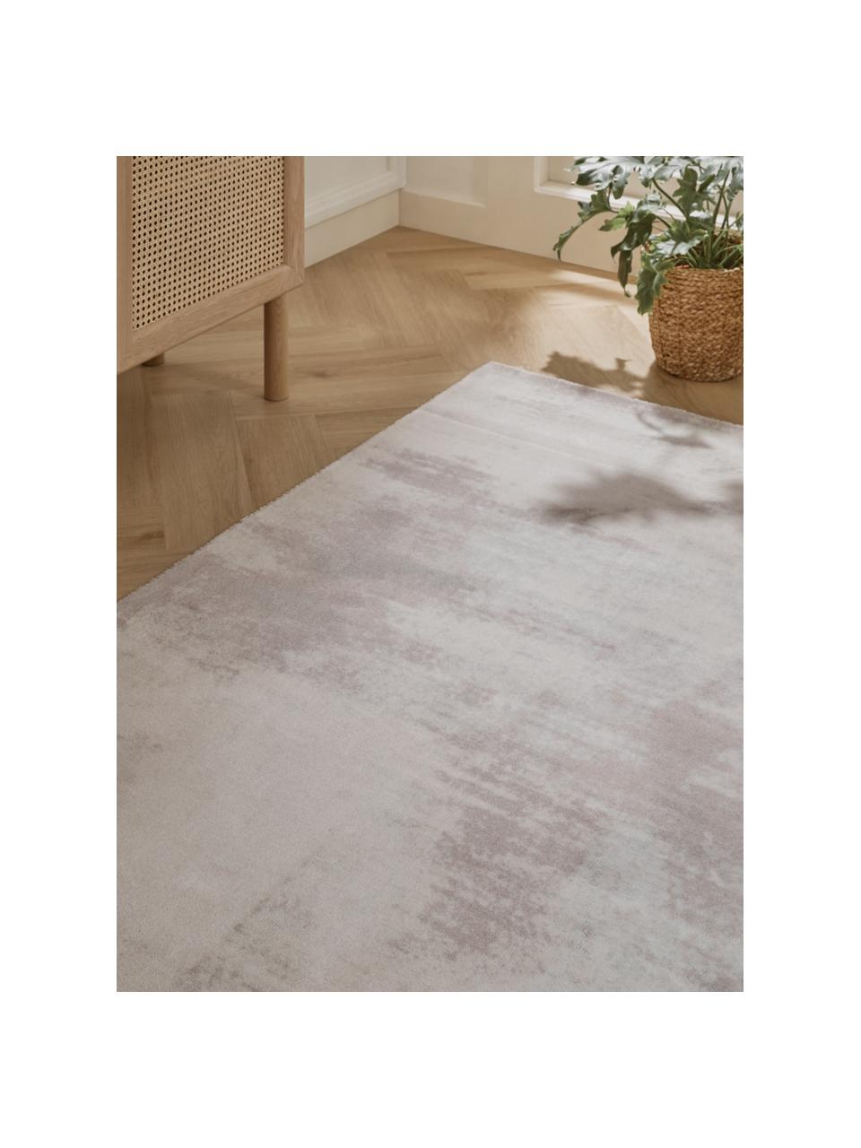 Design laagpolig vloerkleed Aviva in beige, 100% polyester, GRS-gecertificeerd, Beigetinten, B 120 x L 180 cm (maat S)