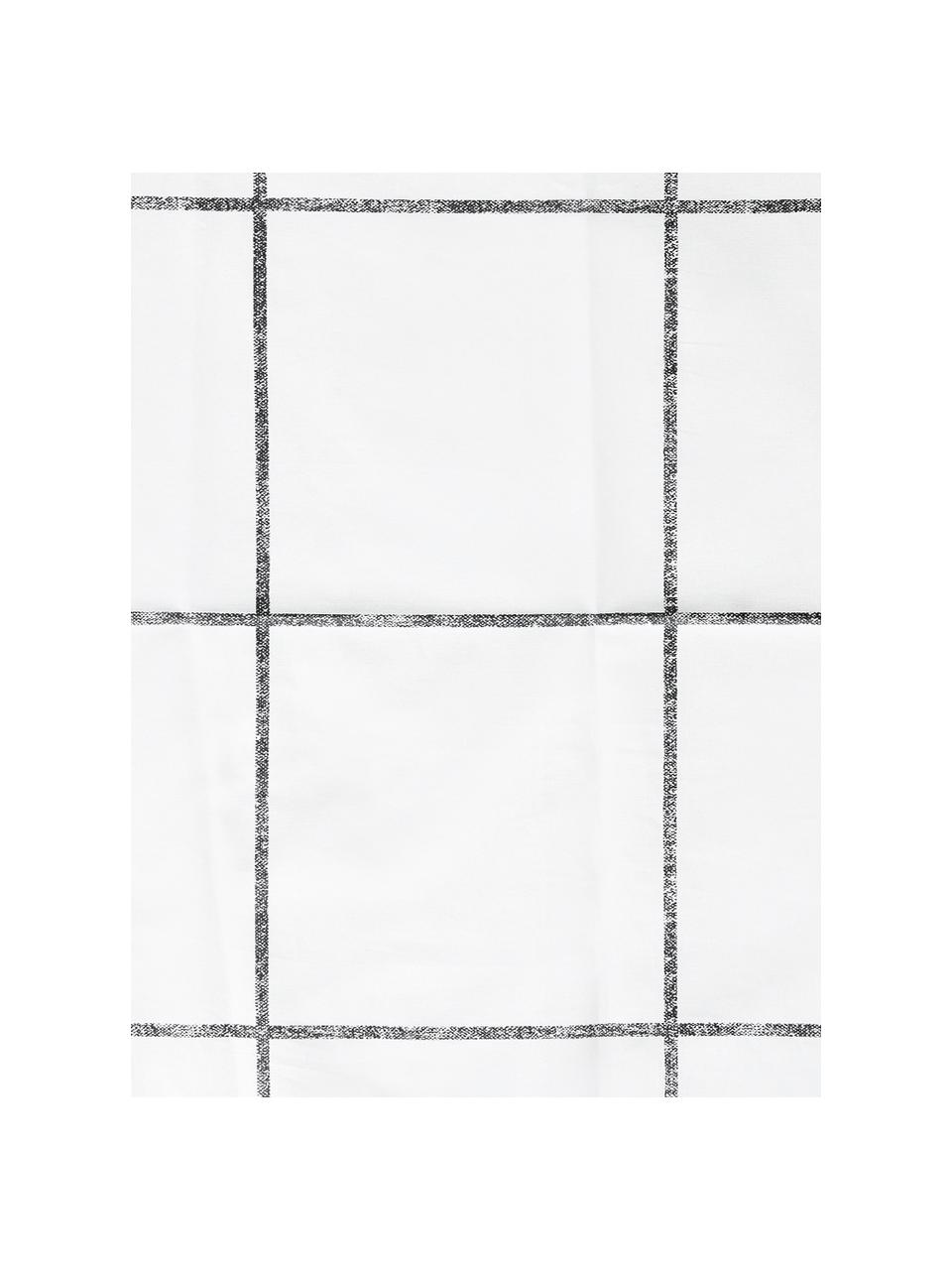 Taies d'oreiller en percale Juna, 2 pièces, 65 x 65 cm, Blanc, larg. 65 x long. 65 cm