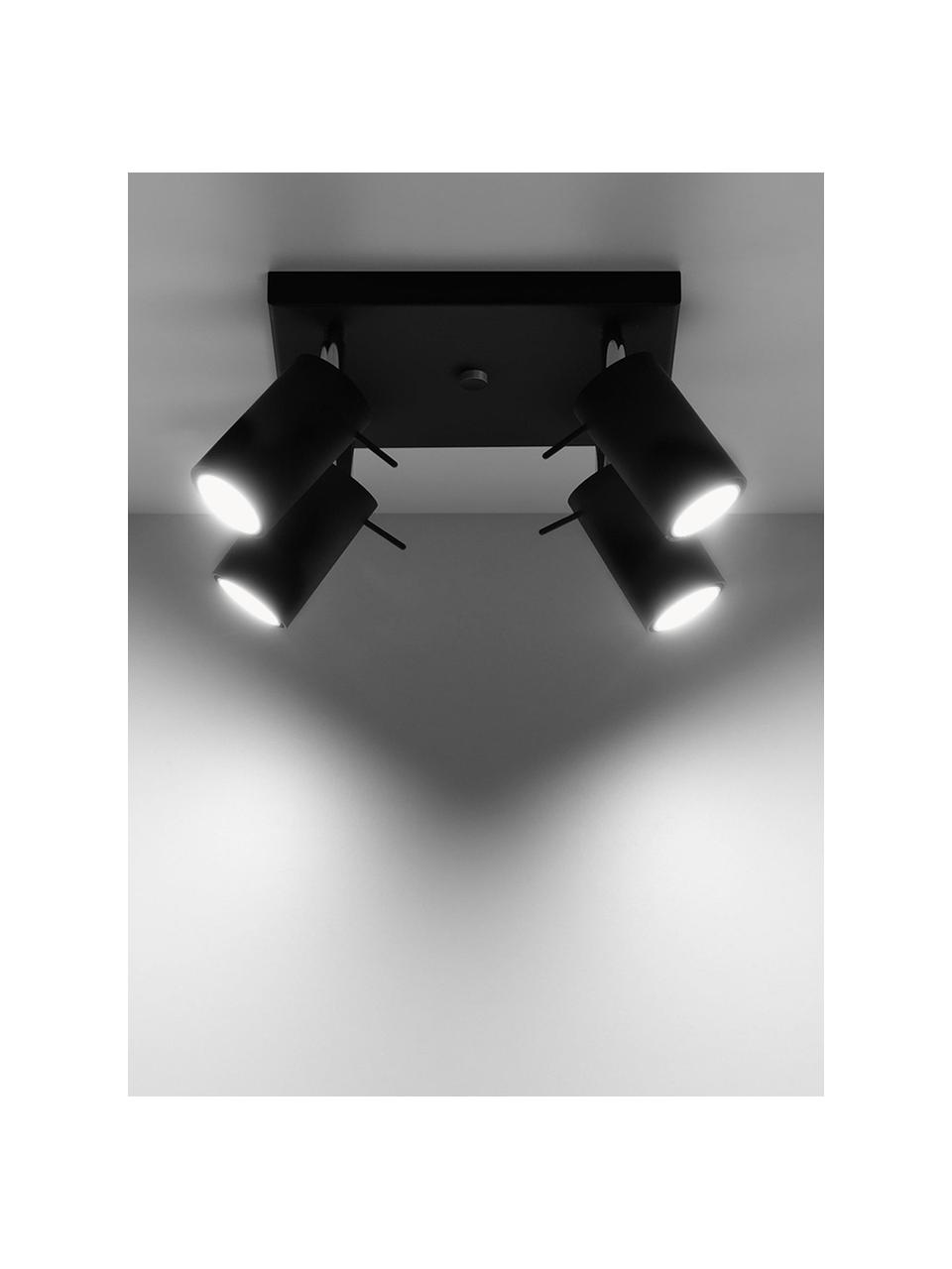 Lampa sufitowa Etna, Czarny, S 25 x W 15 cm