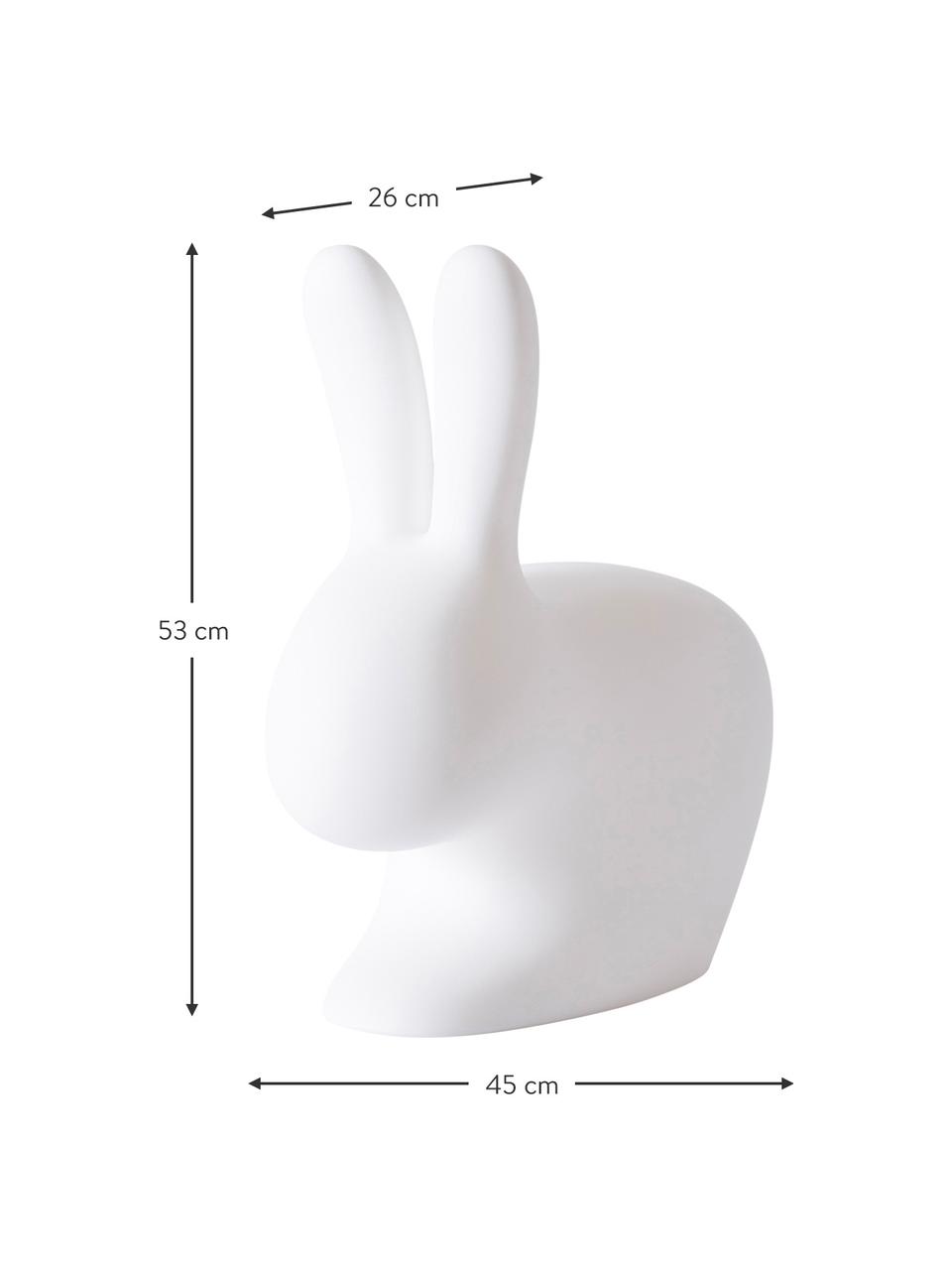 Borne d'éclairage LED mobile intensité variable Rabbit, Blanc