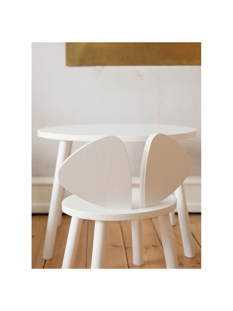 Chaise d'enfant en bois de chêne Mouse, Bois de chêne, laqué, certifié FSC

Ce produit est fabriqué à partir de bois certifié FSC® et issu d'une exploitation durable, Blanc, larg. 43 x prof. 28 cm