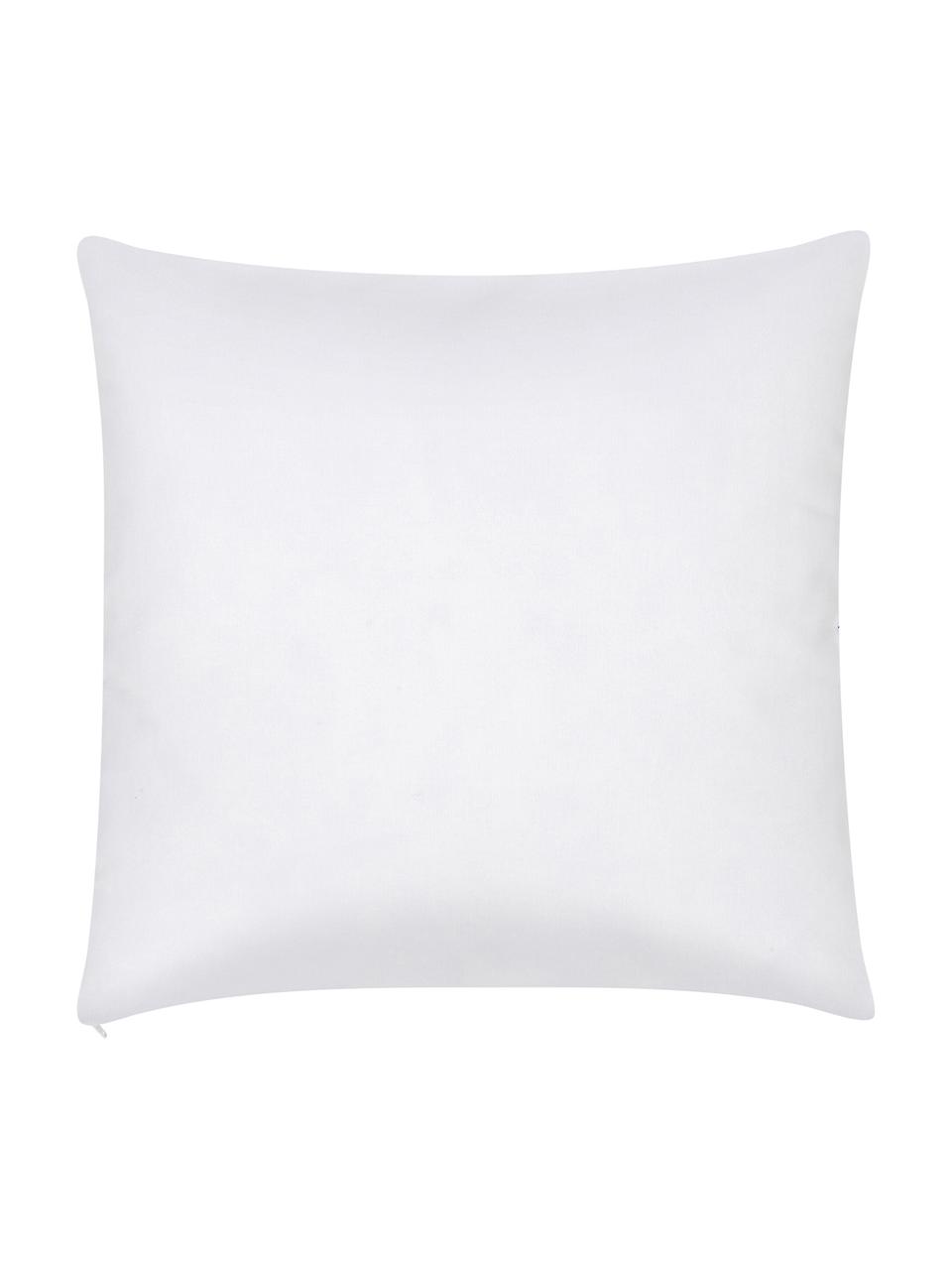 Housse de coussin 40x40 Ola, 100 % coton, Noir, blanc, rayé, larg. 40 x long. 40 cm