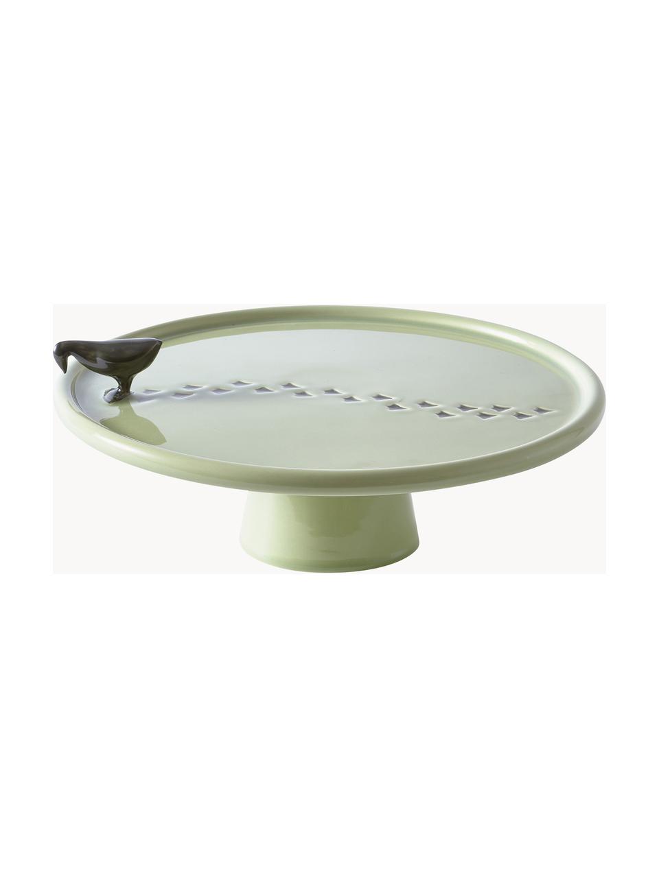 Ručne vyrobený keramický servírovací tanier Walking Duck, Keramika, Odtiene zelenej, Ø 30 cm