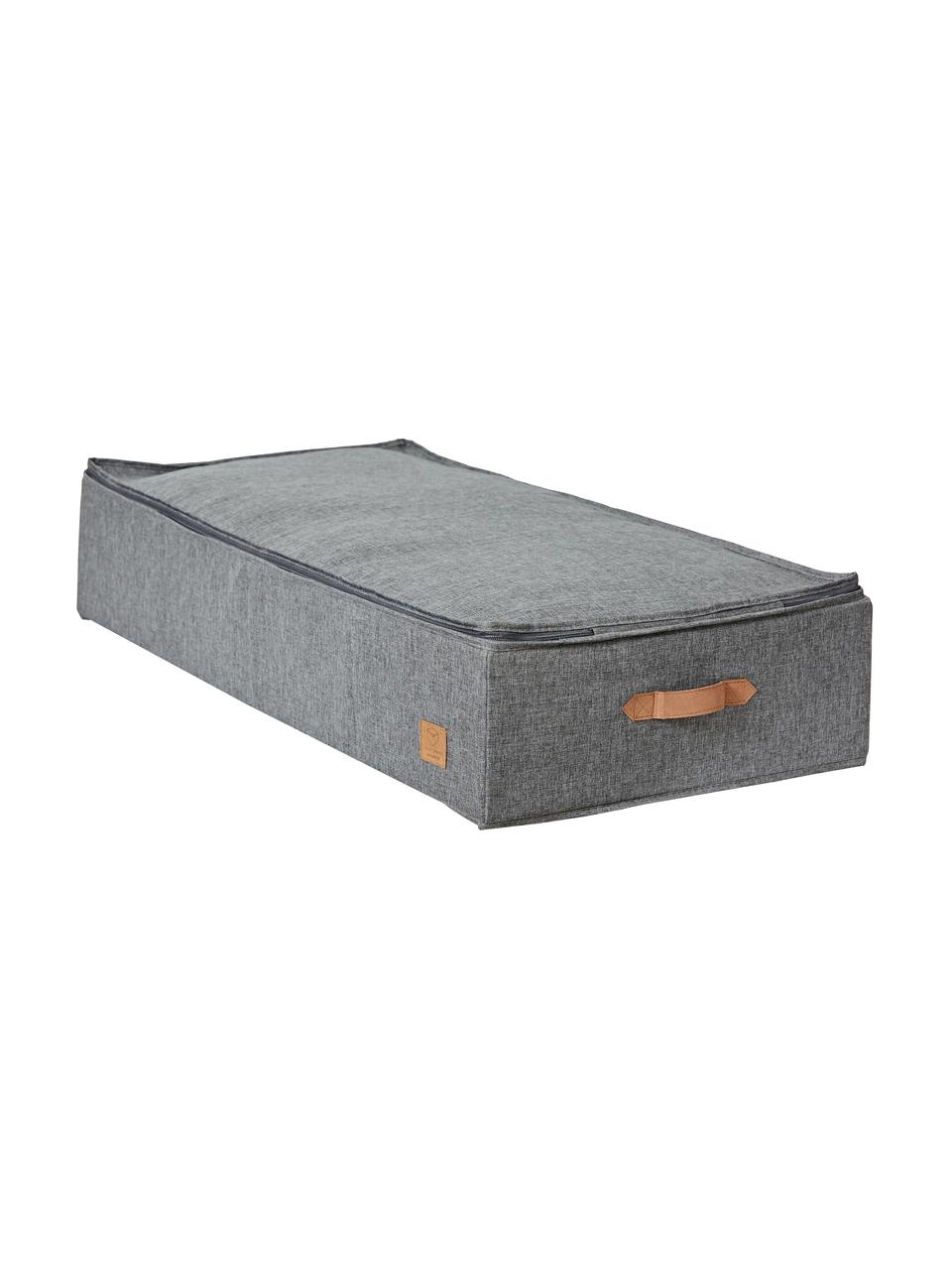 Caja debajo de cama Premium, Gris oscuro, marrón, An 90 x F 45 cm