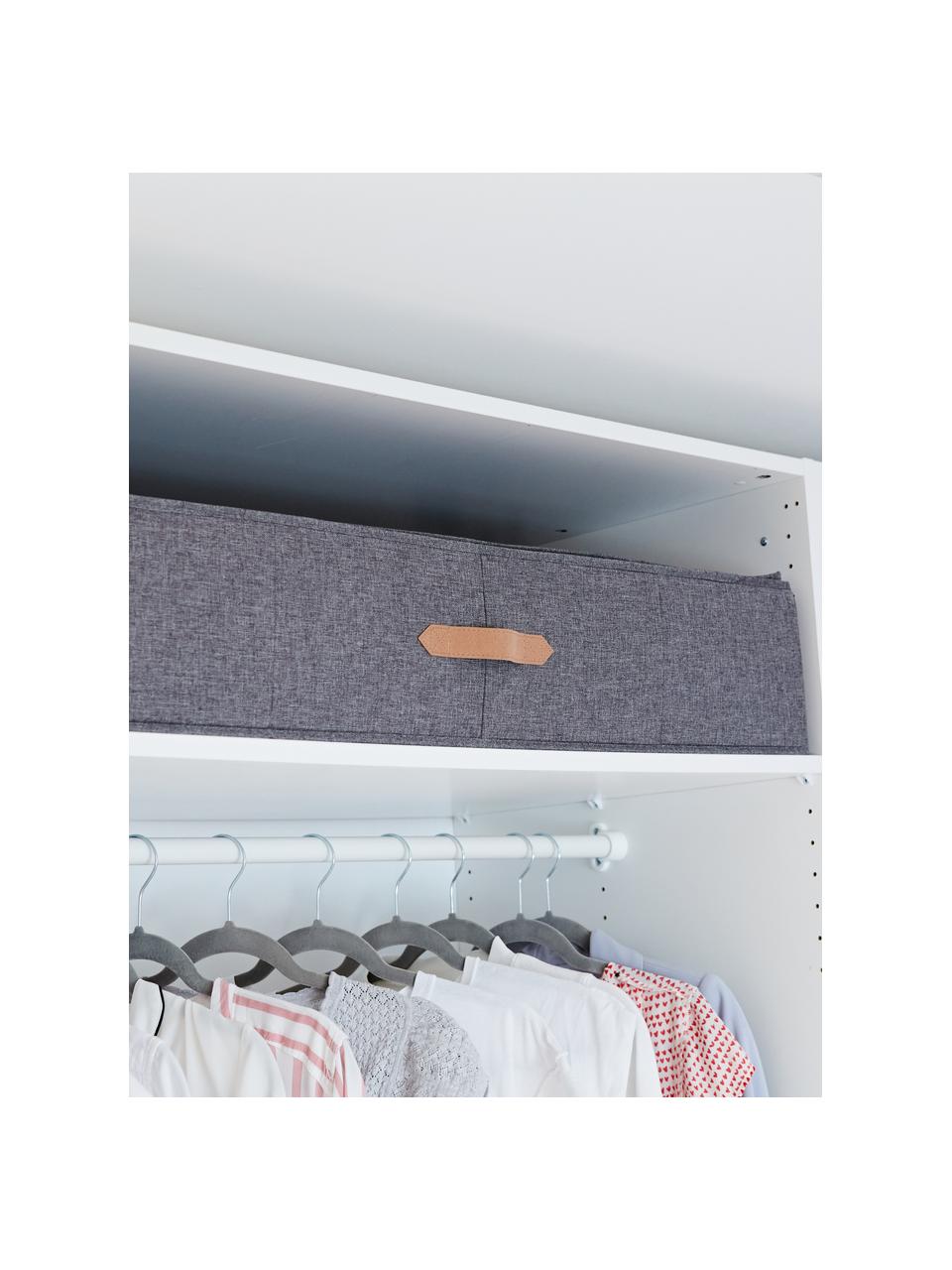 Boîte de rangement sous-matelas Premium, Gris foncé, brun, larg. 90 x prof. 45 cm