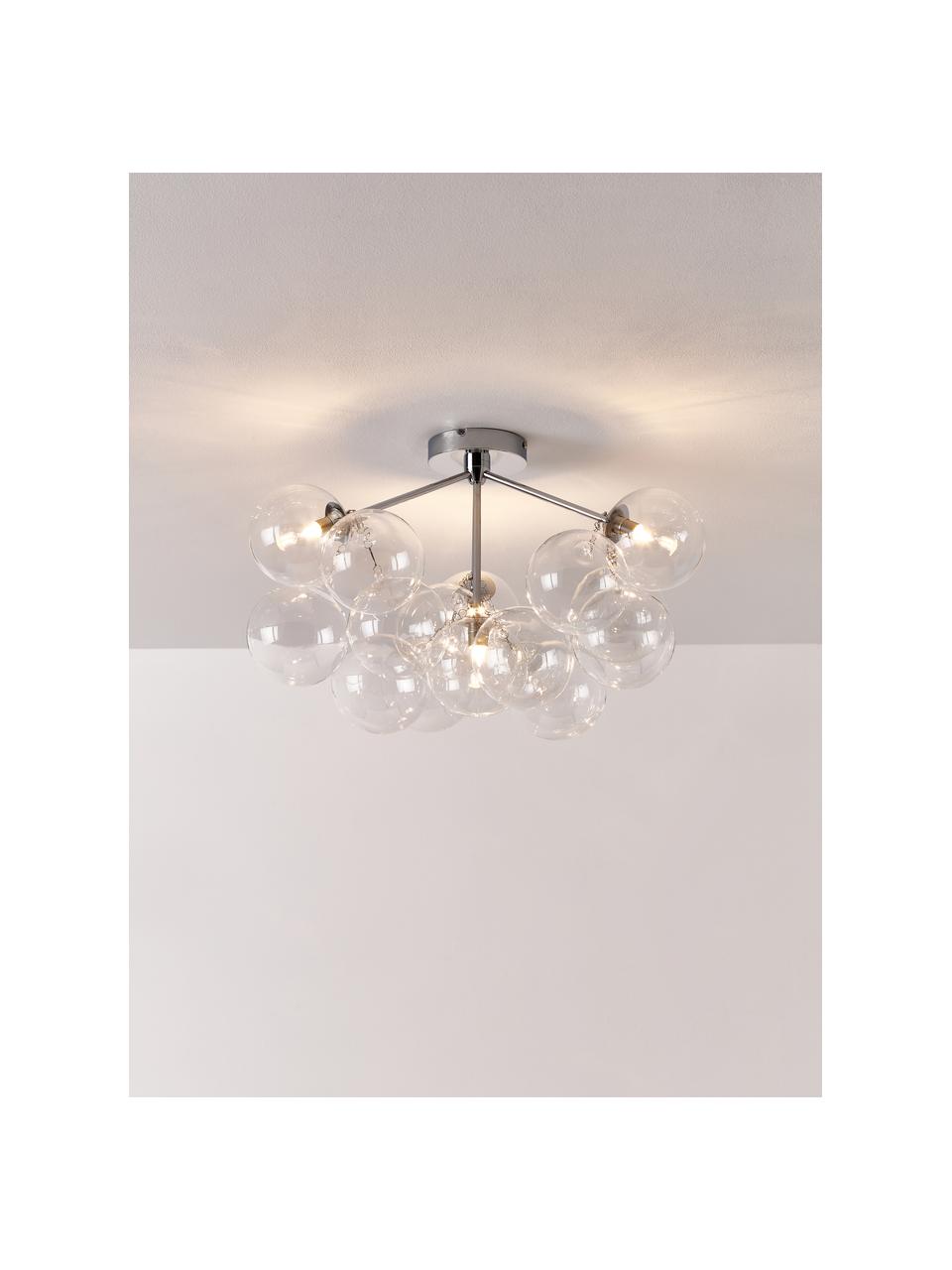 Lampa sufitowa Bubbles, Odcienie chromu, Ø 60 x W 36 cm