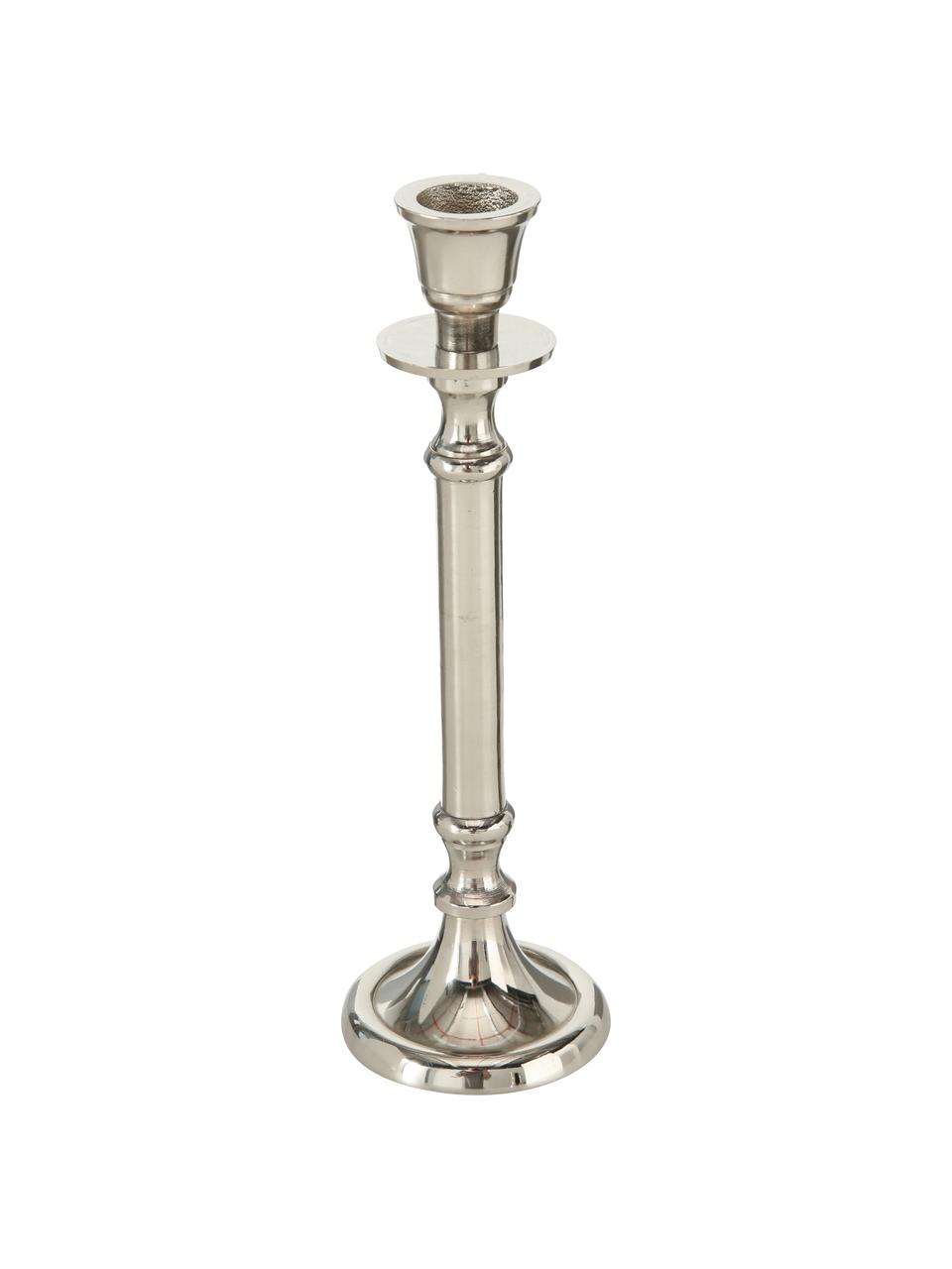 Set candelabri Zeus 5 pz, Alluminio, Argentato, Set in varie misure