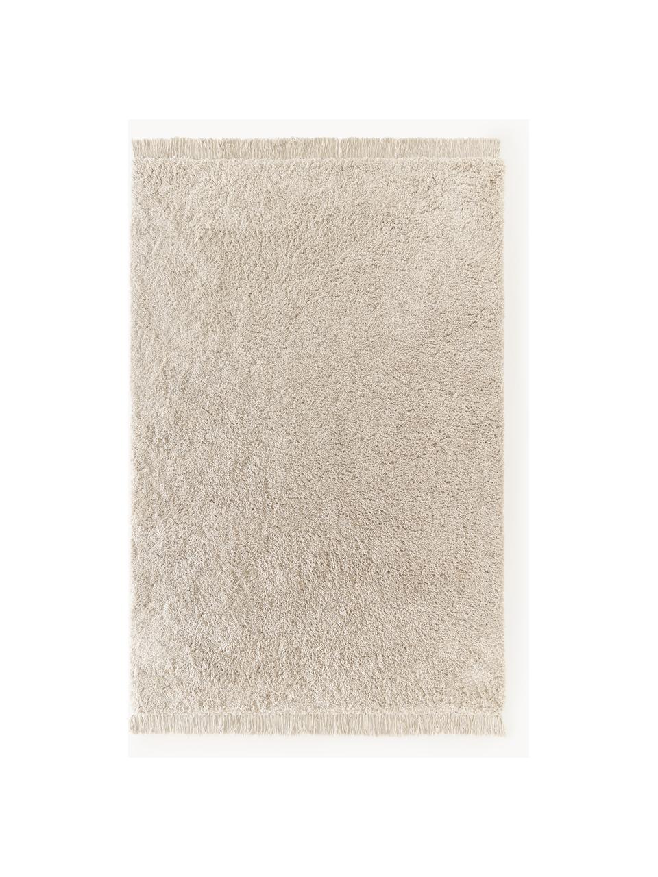 Tapis moelleux poils longs à franges Dreamy, 100 % polyester, recyclé

Le matériau est certifié STANDARD 100 OEKO-TEX®, 21.HIN.90042, HOHENSTEIN HTTI, Beige, larg. 200 x long. 300 cm (taille L)