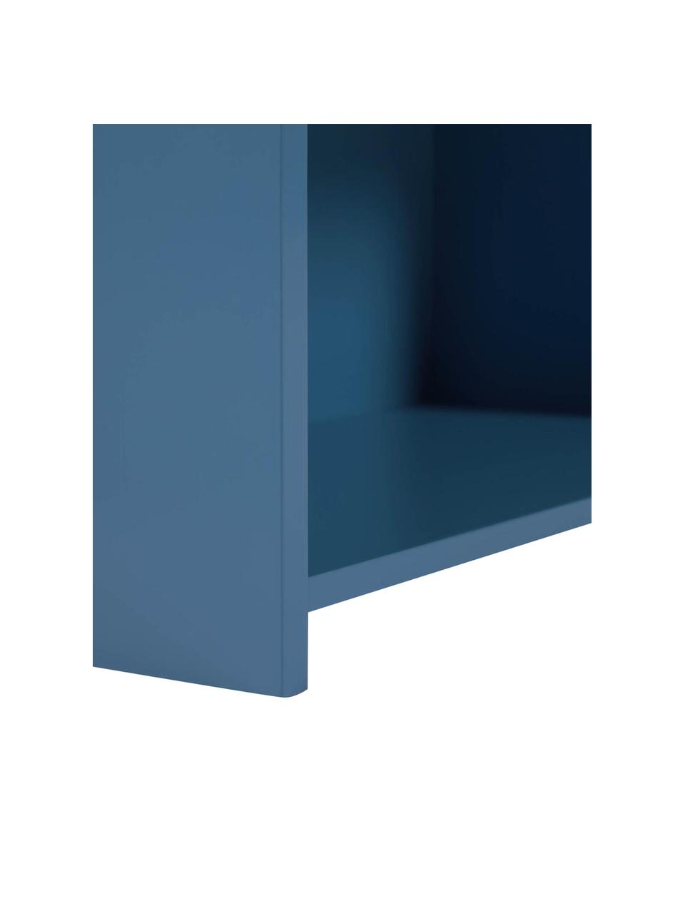 Dětský regál Celeste, Dřevovláknitá deska střední hustoty (MDF), lakovaná, Modrá, Š 50 cm, V 105 cm