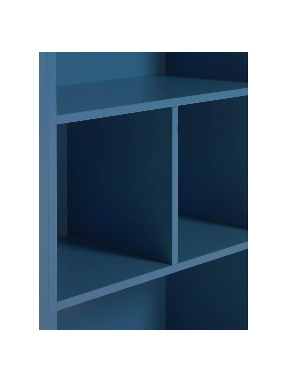 Kinder-Regal Celeste, Mitteldichte Holzfaserplatte (MDF), lackiert, Blau, B 50 x H 105 cm
