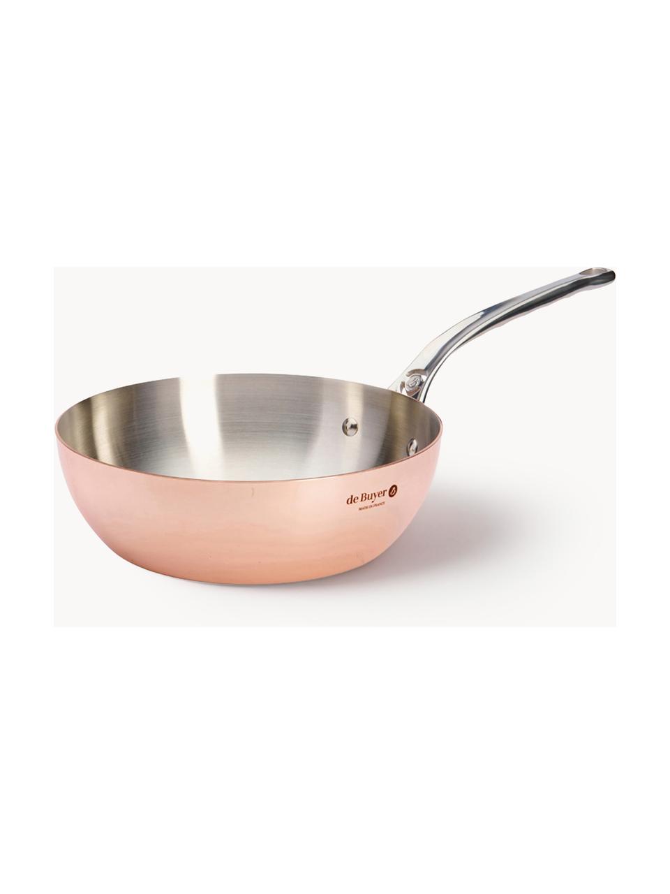 Patelnia sauté z miedzi Prima Matera, Miedź, Odcienie miedzi, Ø 25 x W 14 cm