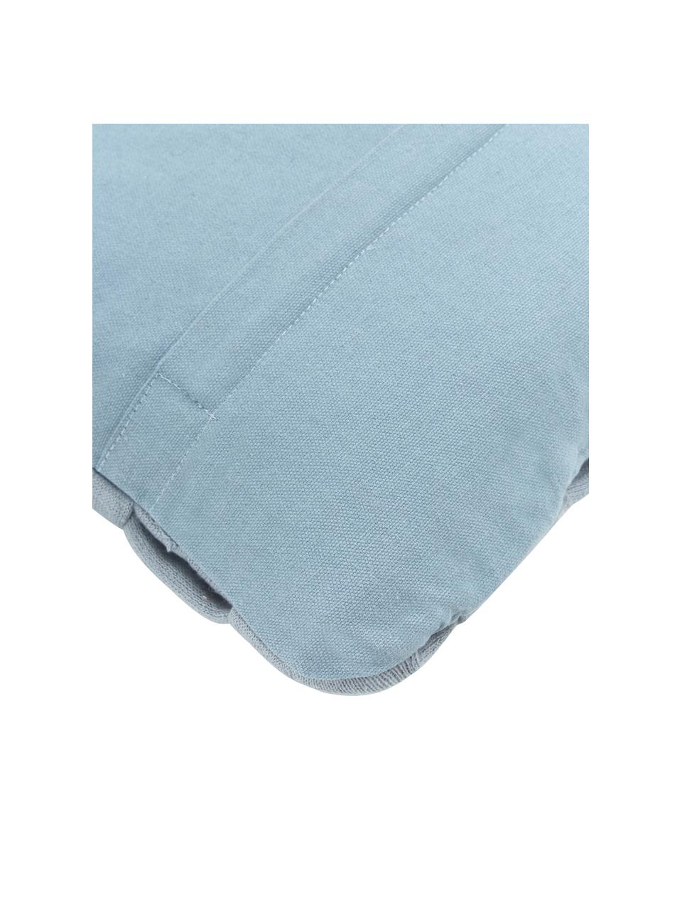 Tkaný povlak na polštář Norman, Modrá, Š 30 cm, D 50 cm