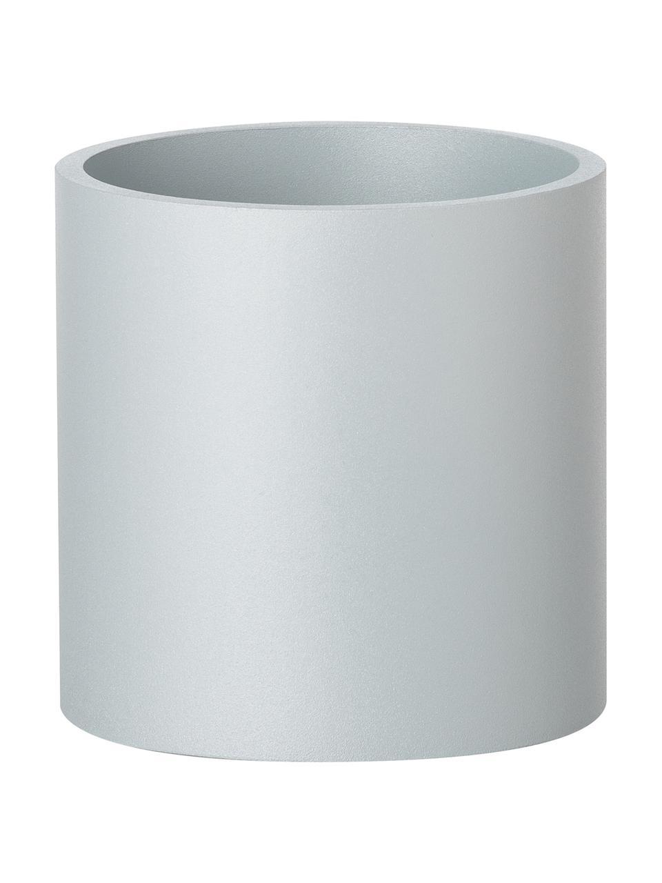 Kleine Wandleuchte Roda in Grau, Lampenschirm: Aluminium, pulverbeschich, Grau, 10 x 10 cm
