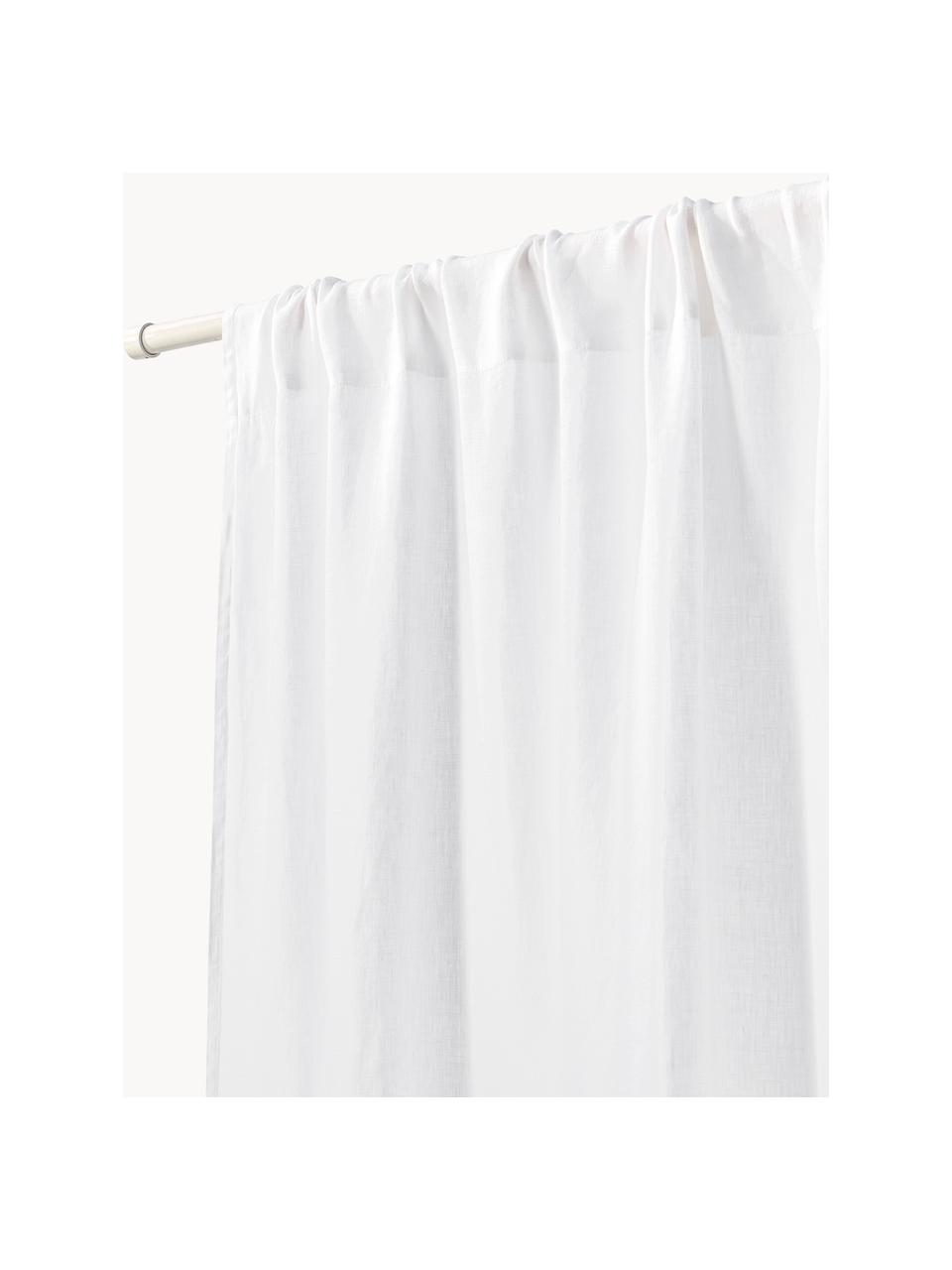 Rideau semi-transparent avec ourlet en tunnel Maisie, 2 pièces, 100 % fibres de chanvre

Le matériau est certifié STANDARD 100 by OEKO-TEX®, 6760CIT, Blanc, beige clair, larg. 135 x long. 260 cm