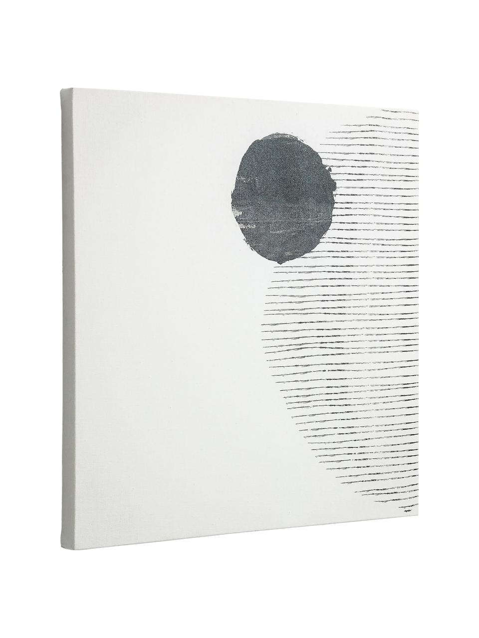 Tlač na plátne Prisma, Biela, čierna, Š 50 x V 50 cm