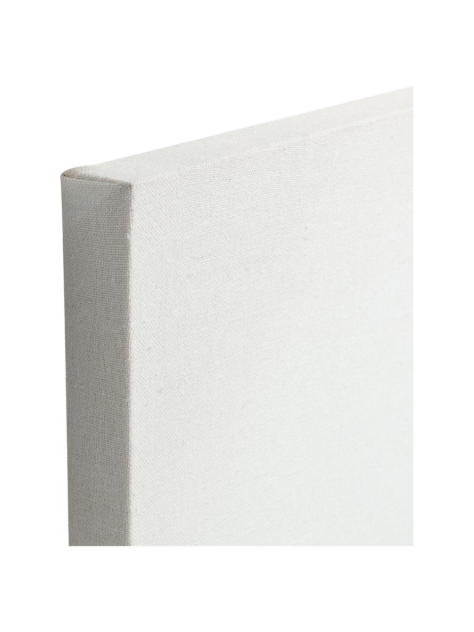 Leinwanddruck Prisma, Bild: Leinwand, Weiss, Schwarz, B 50 x H 50 cm