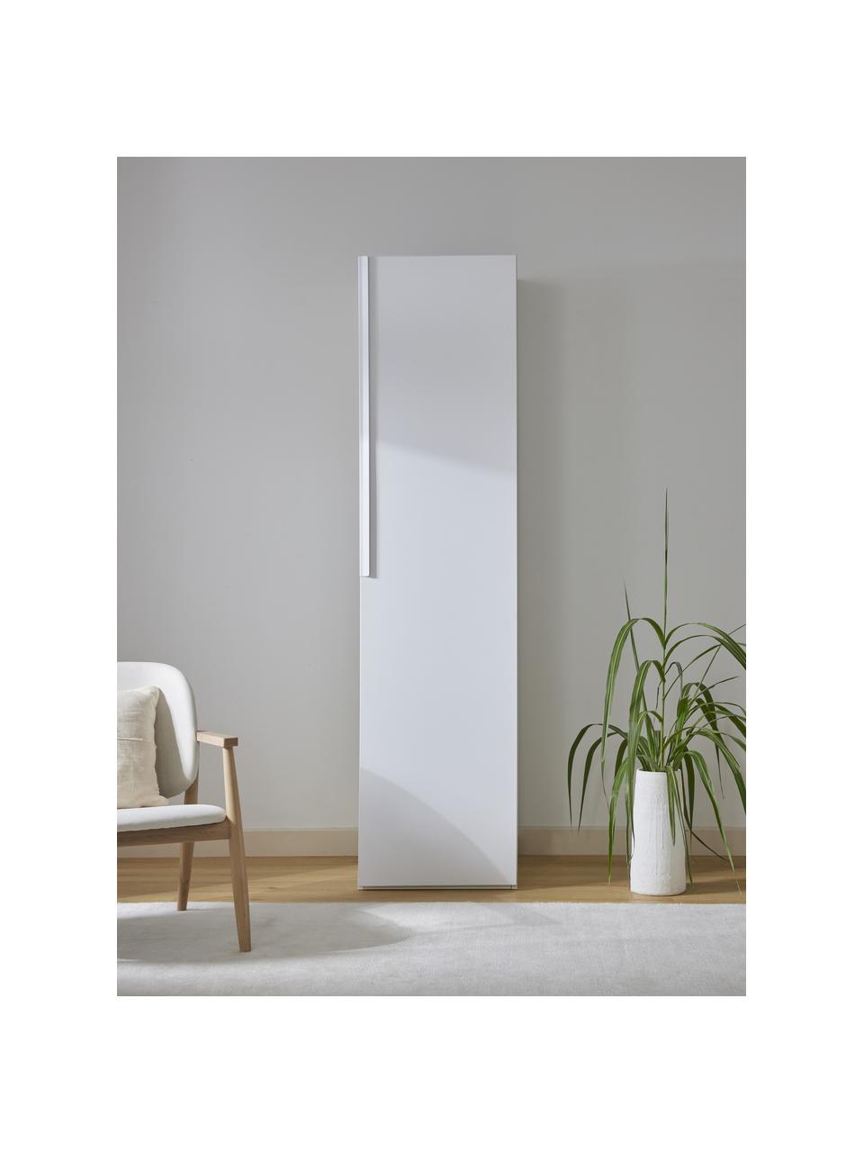 Modularer Drehtürenschrank Leon, 50 cm Breite, mehrere Varianten, Korpus: Spanplatte, FSC-zertifizi, Weiß, Basic Interior, B 50 x H 200 cm