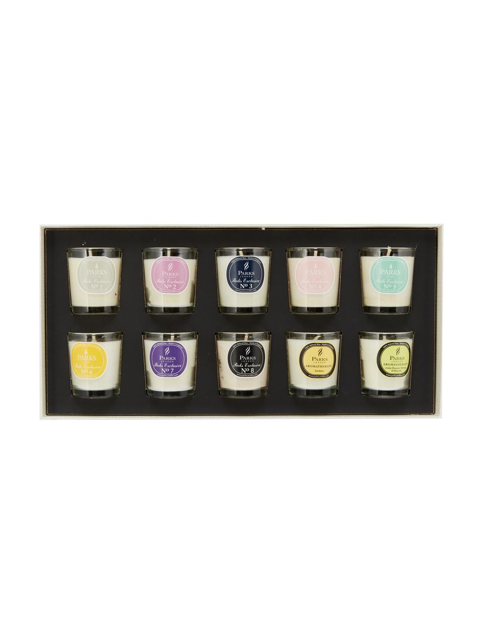 Bougies parfumées Exclusive, 10 élém., Multicolore, Ø 5 x haut. 6 cm