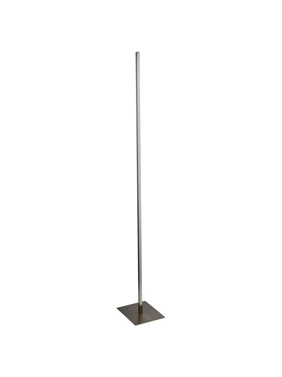 LED-Stehlampe Tribeca in Silber mit Farbwechsel-Funktion, Lampenschirm: Stahl, Aluminium, Lampenfuß: Stahl, Aluminium, Silberfarben, satiniert, 20 x 150 cm
