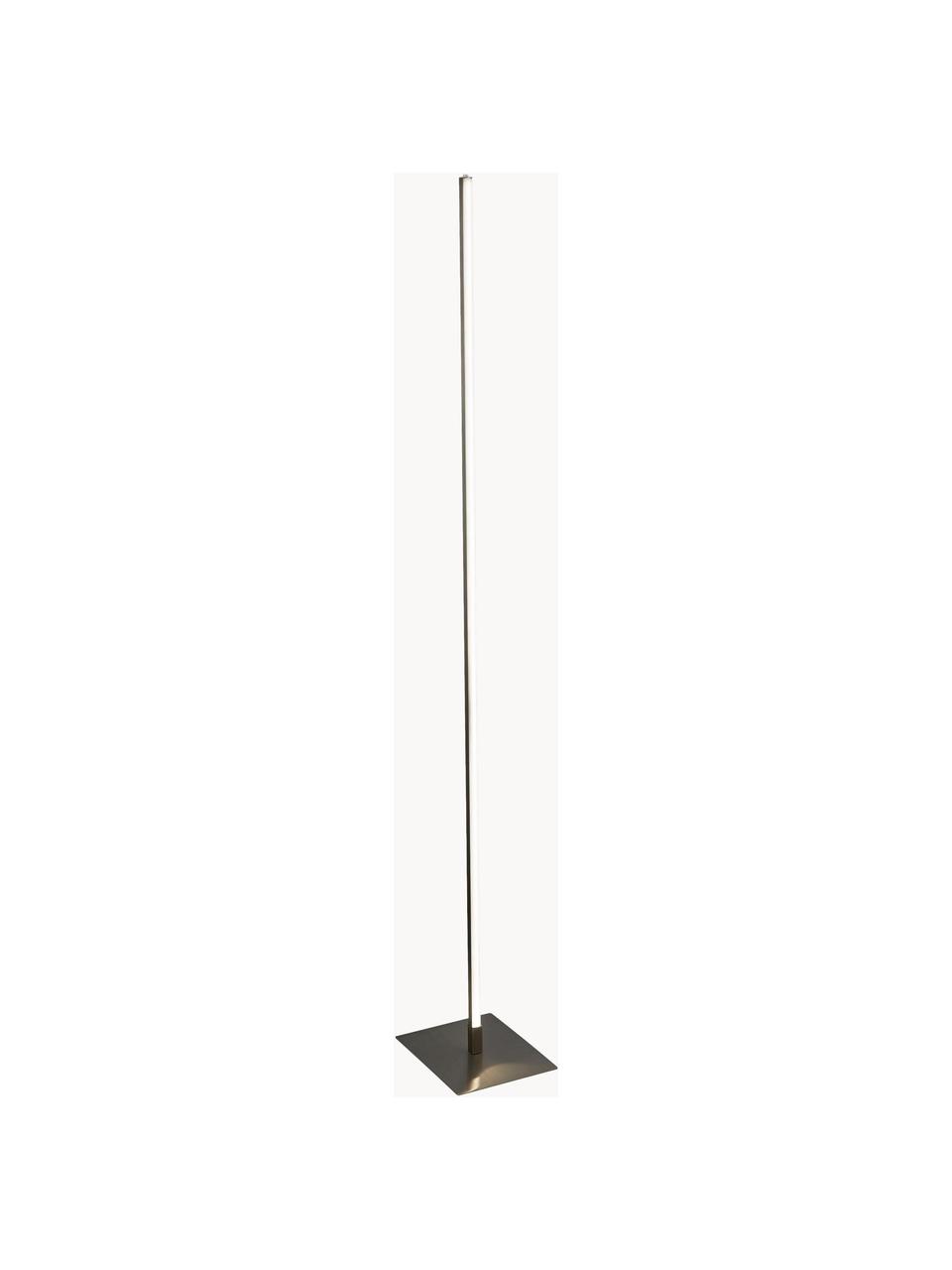 LED-Stehlampe Tribeca mit Farbwechsel-Funktion, Lampenschirm: Stahl, Aluminium, Lampenfuß: Stahl, Aluminium, Silberfarben, H 150 cm