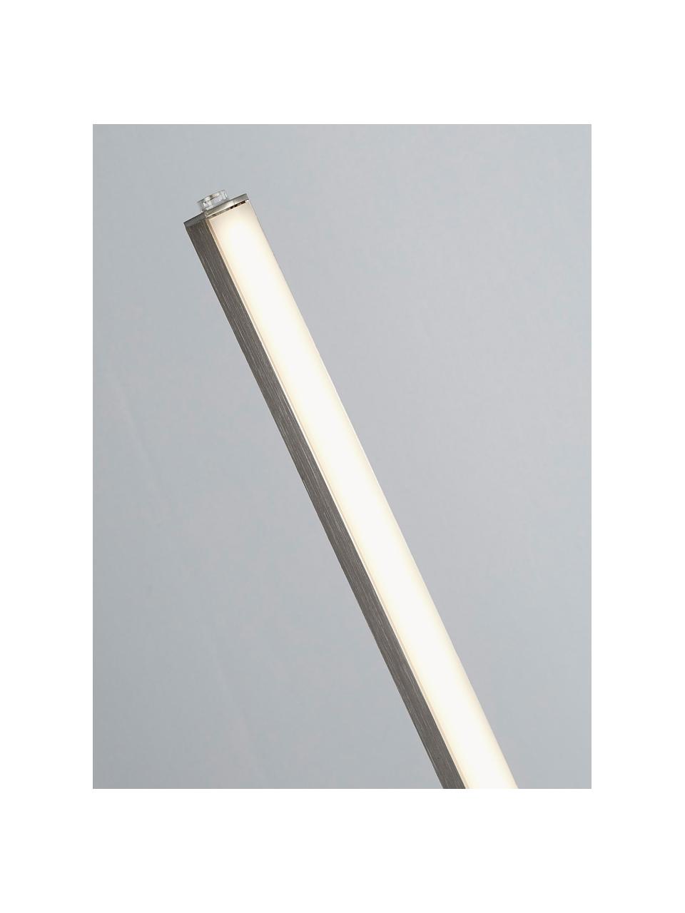 Stojací LED lampa s funkcí změny barev Tribeca, Stříbrná, Š 20 cm, V 150 cm