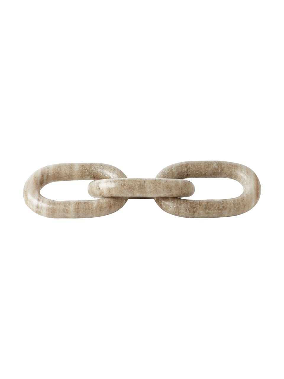 Objet déco en marbre Milena, Marbre, Beige, marbré, larg. 35 x prof. 10 cm