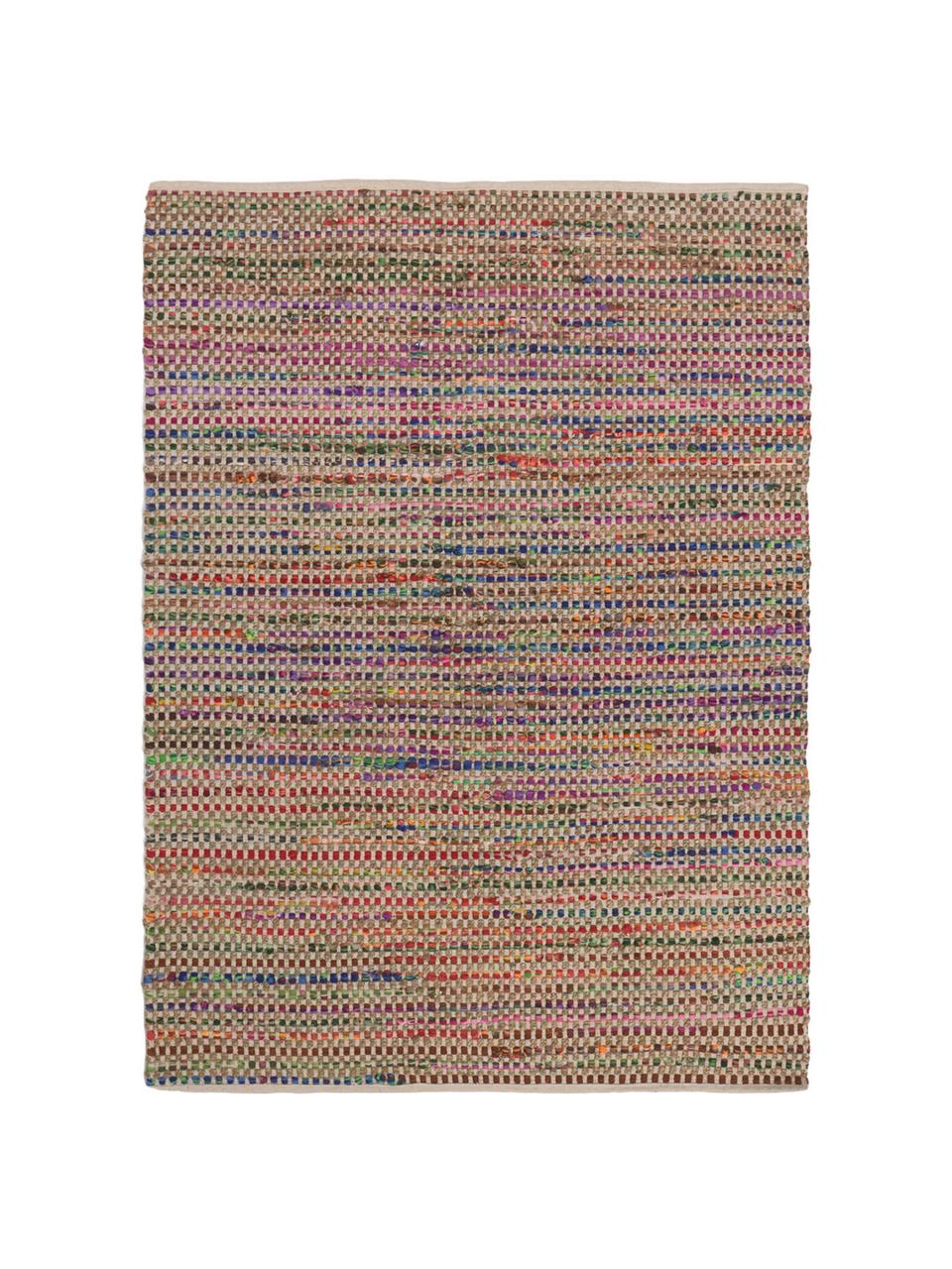 Tapis en mix de jute multicolore Cando, Jute, multicolore